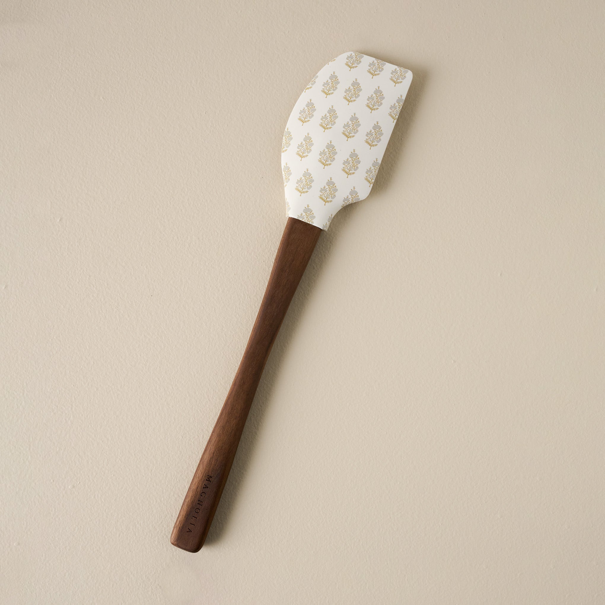 Dusty Blue Laurel Leaf Spoon Rest - Magnolia