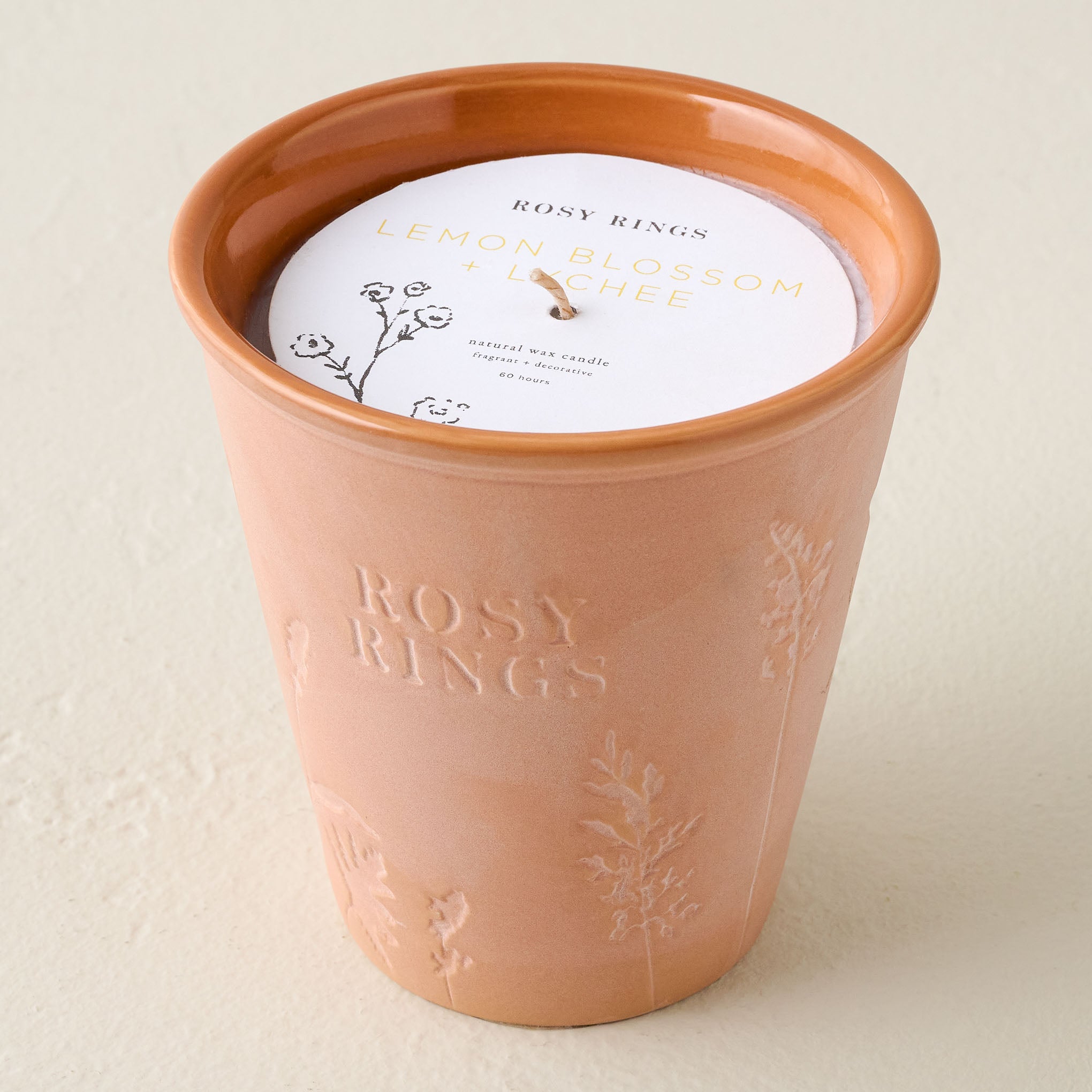 Lemon Blossom + Lychee Garden Pot Candle $38.00