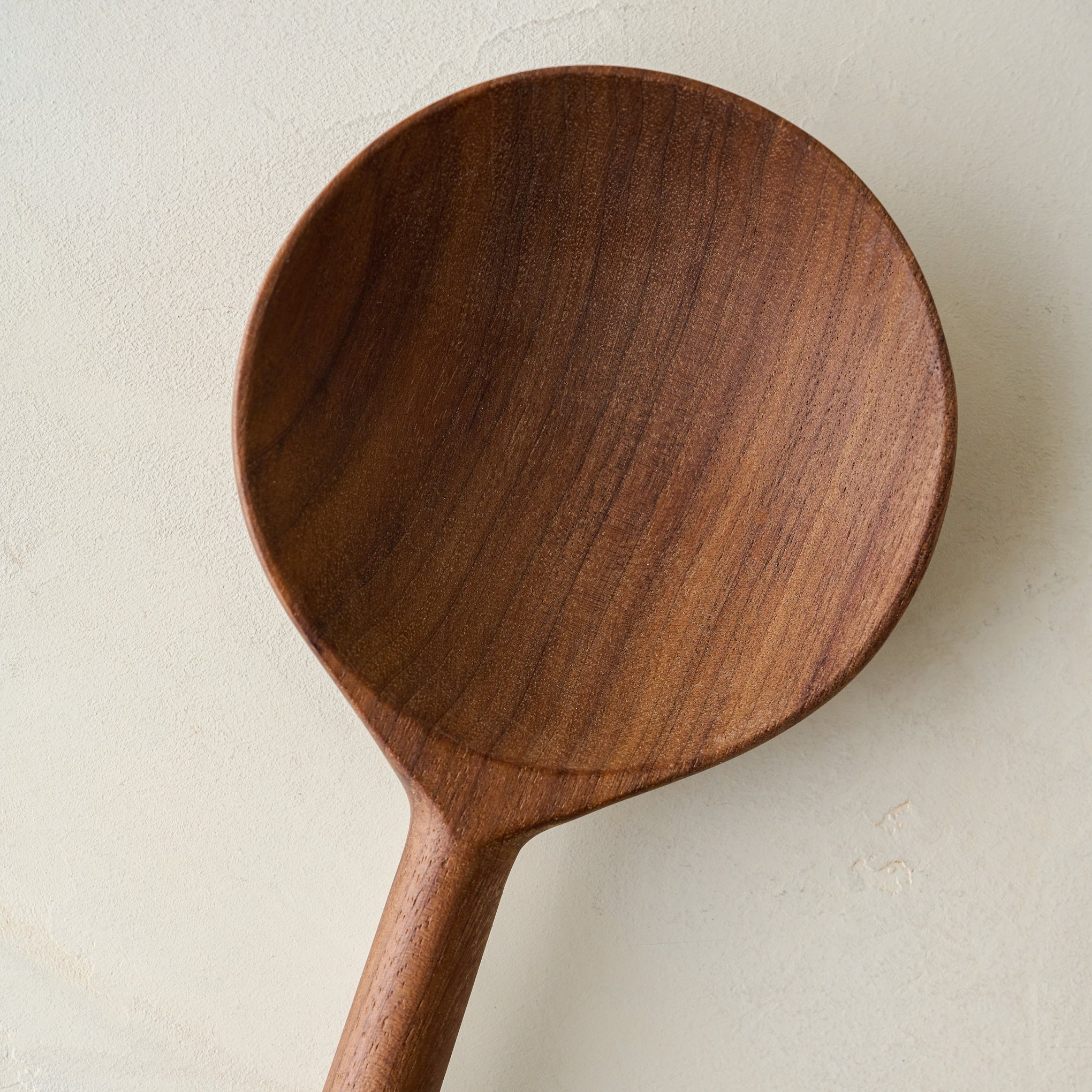 Gristmill Collection Walnut Spoon close up of spoon 
