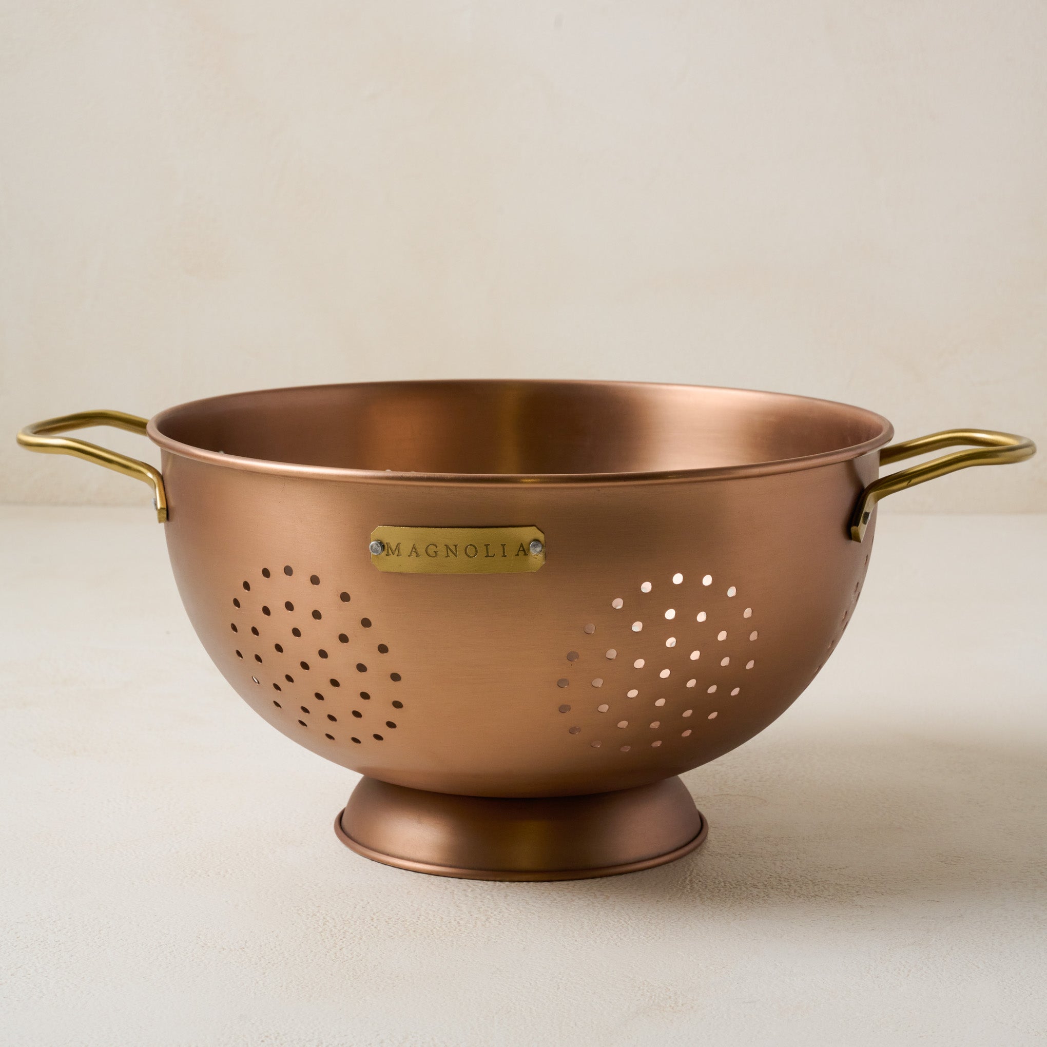 Copper and Brass Colander