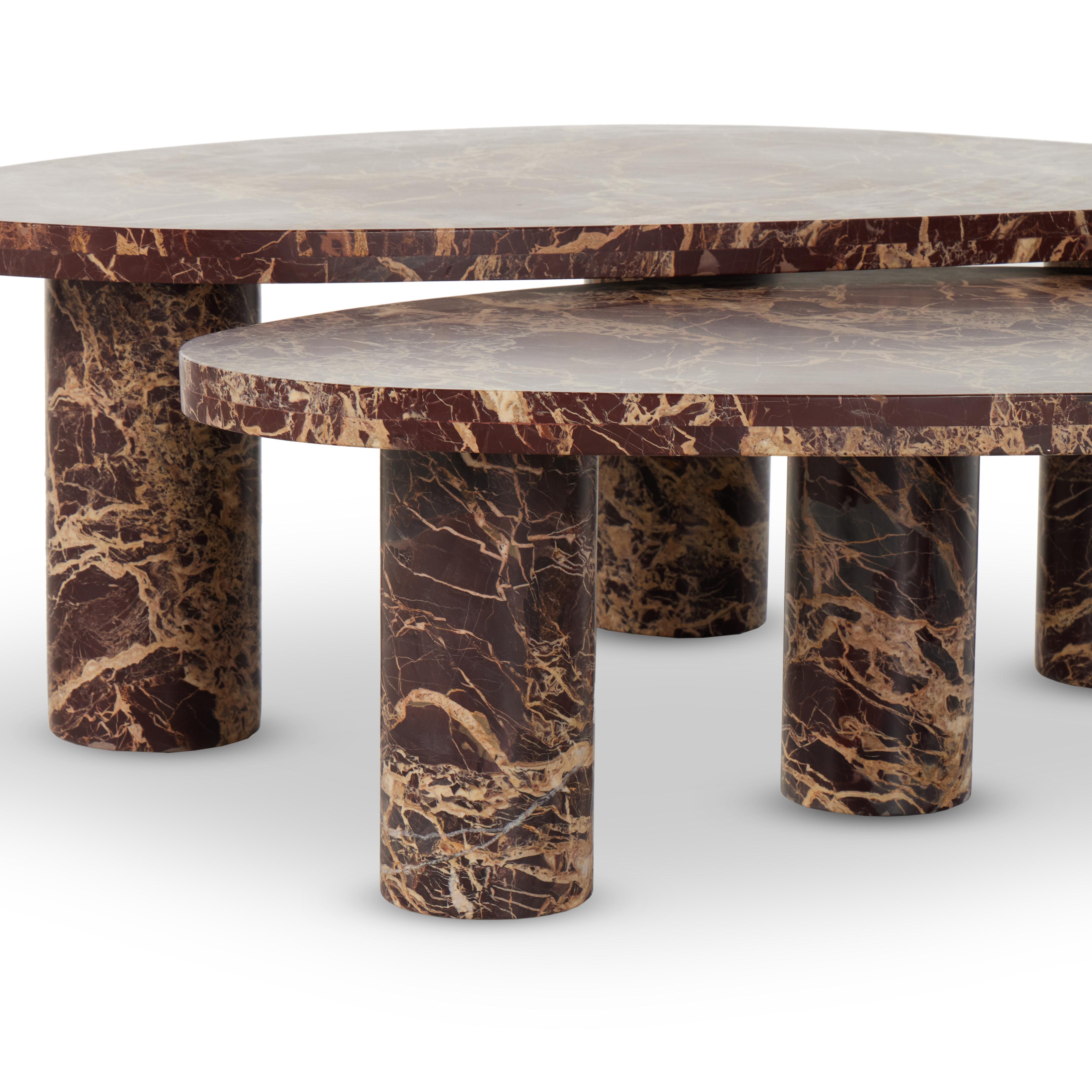 Aurora Marble Nesting Coffee Table