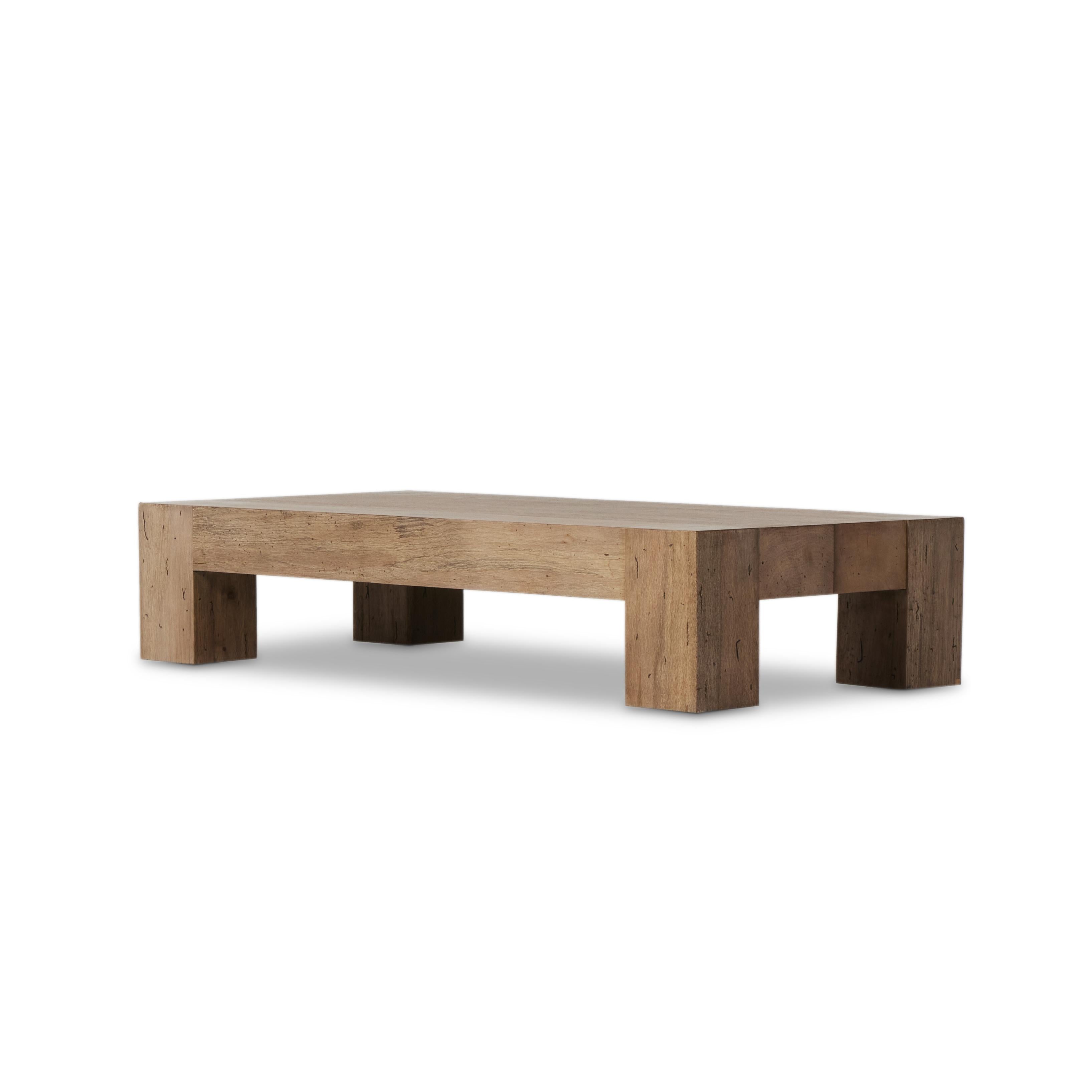 Powell Rectangular Coffee Table angled