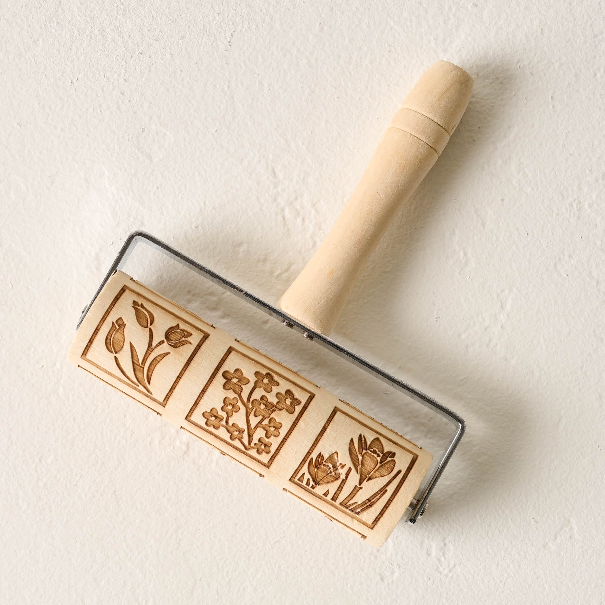 Floral Embossed Mini Rolling Pin $12.00