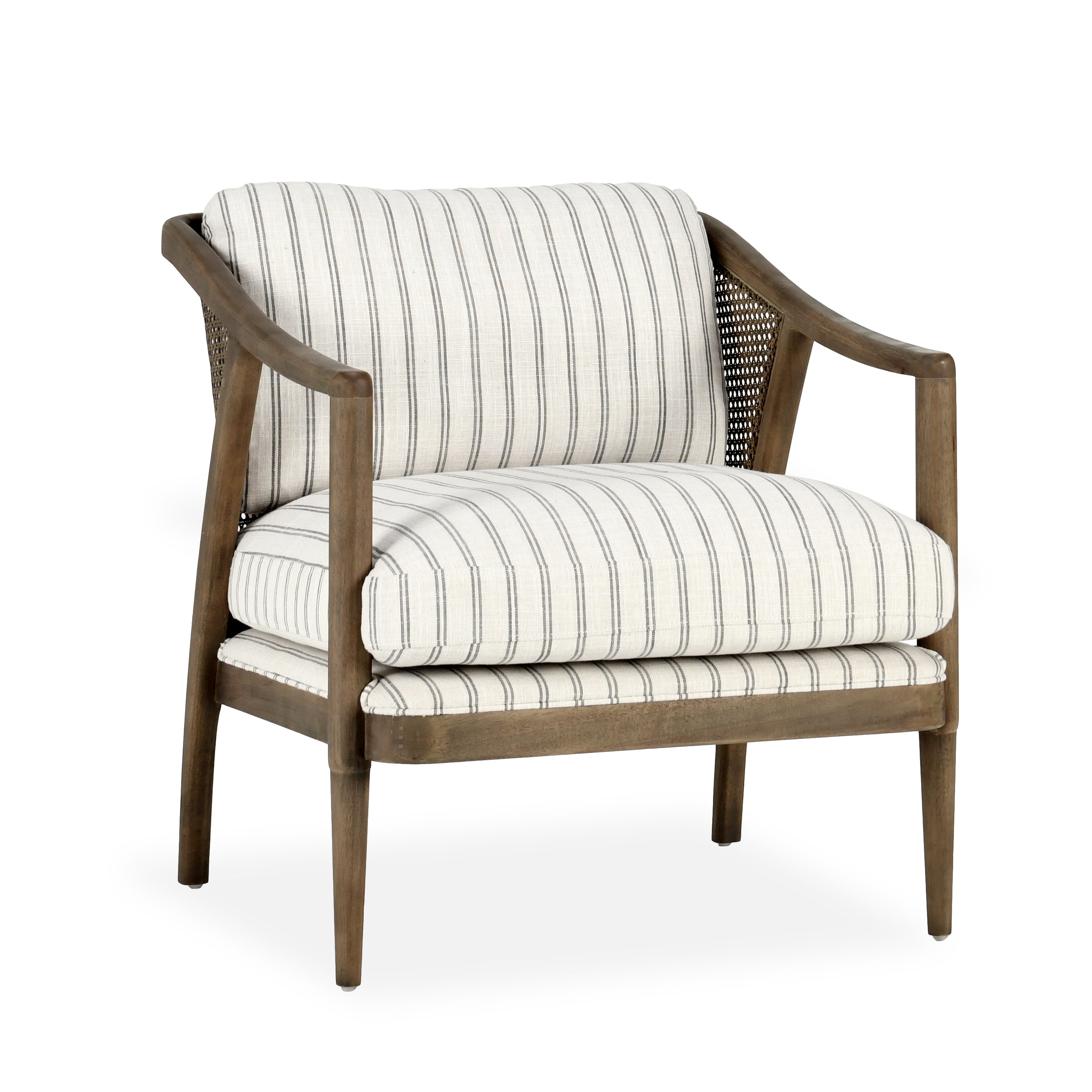 Hollis Striped Accent Chair