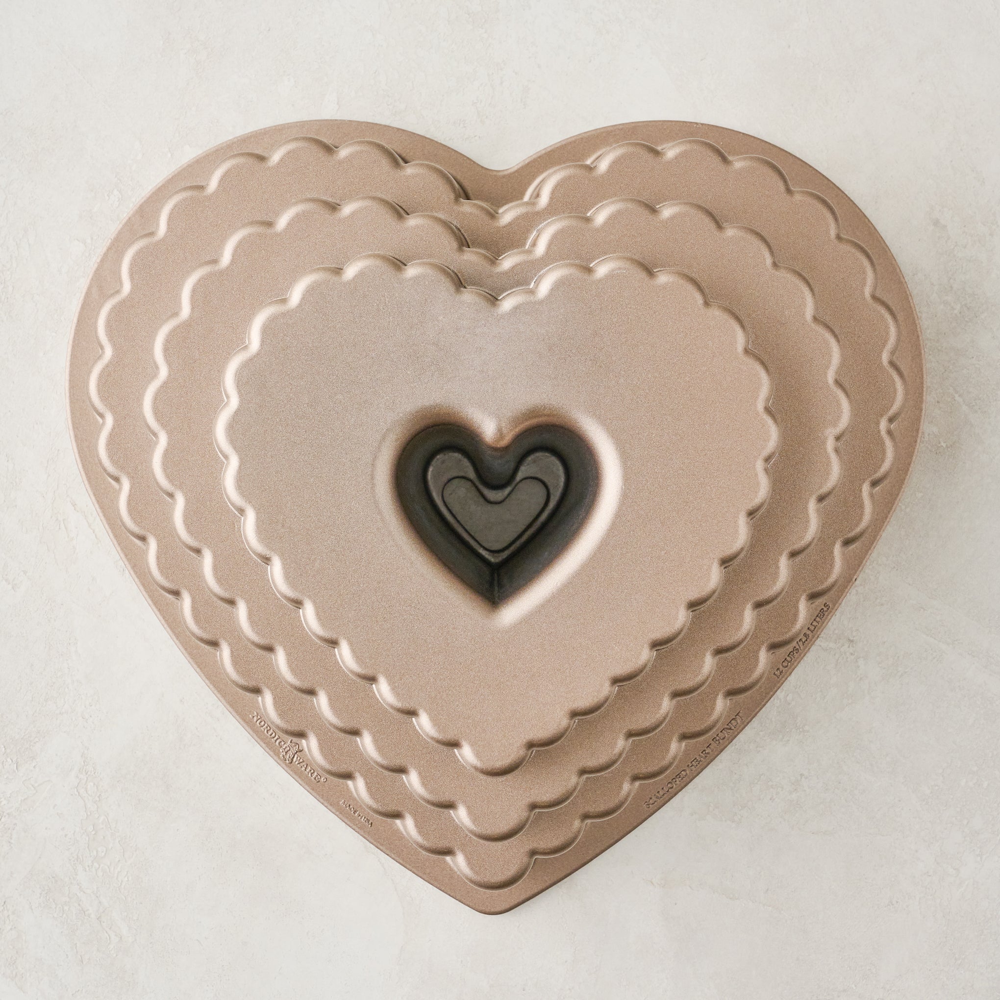 Nordic Ware Tiered Heart Bundt Pan