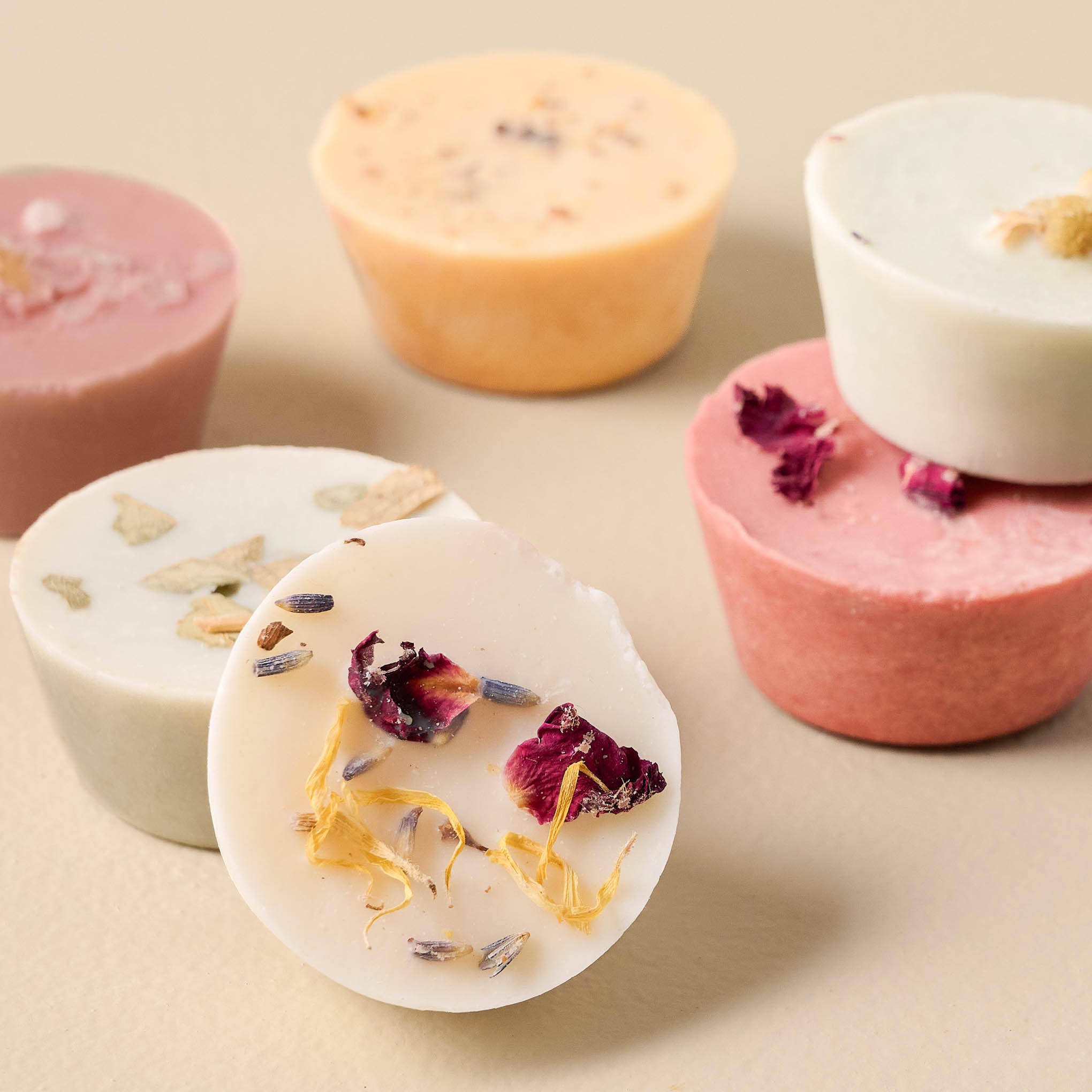 Among the Flowers Flora Bath Melt Set out of packaging $31.00