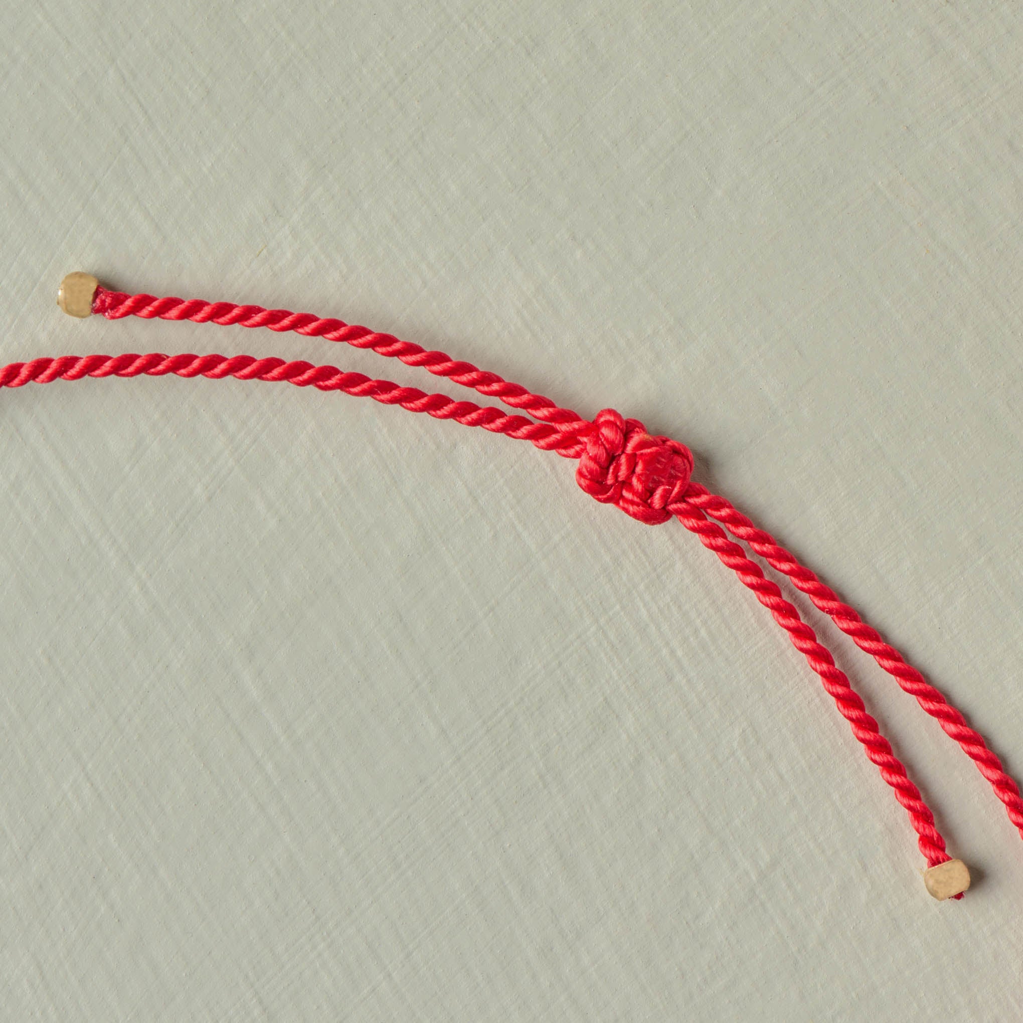 Silk cord bracelet. Natural silk bracelet. Red string silk