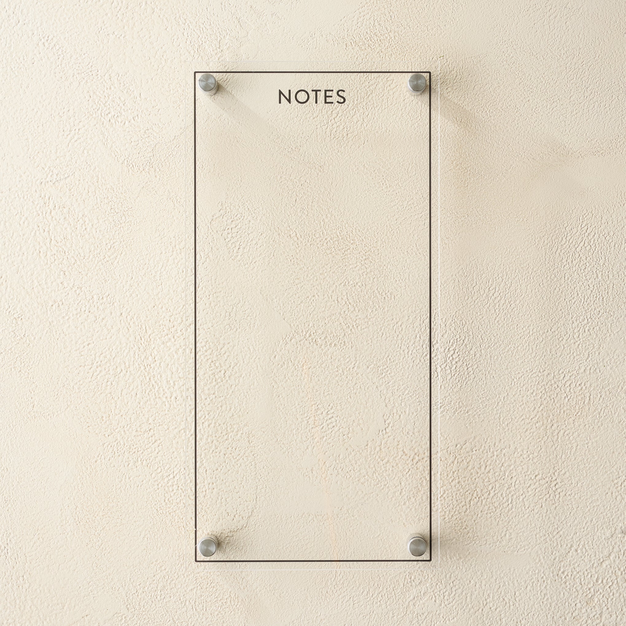 Acrylic Notes Board On sale for $22.40, discounted from $32.00