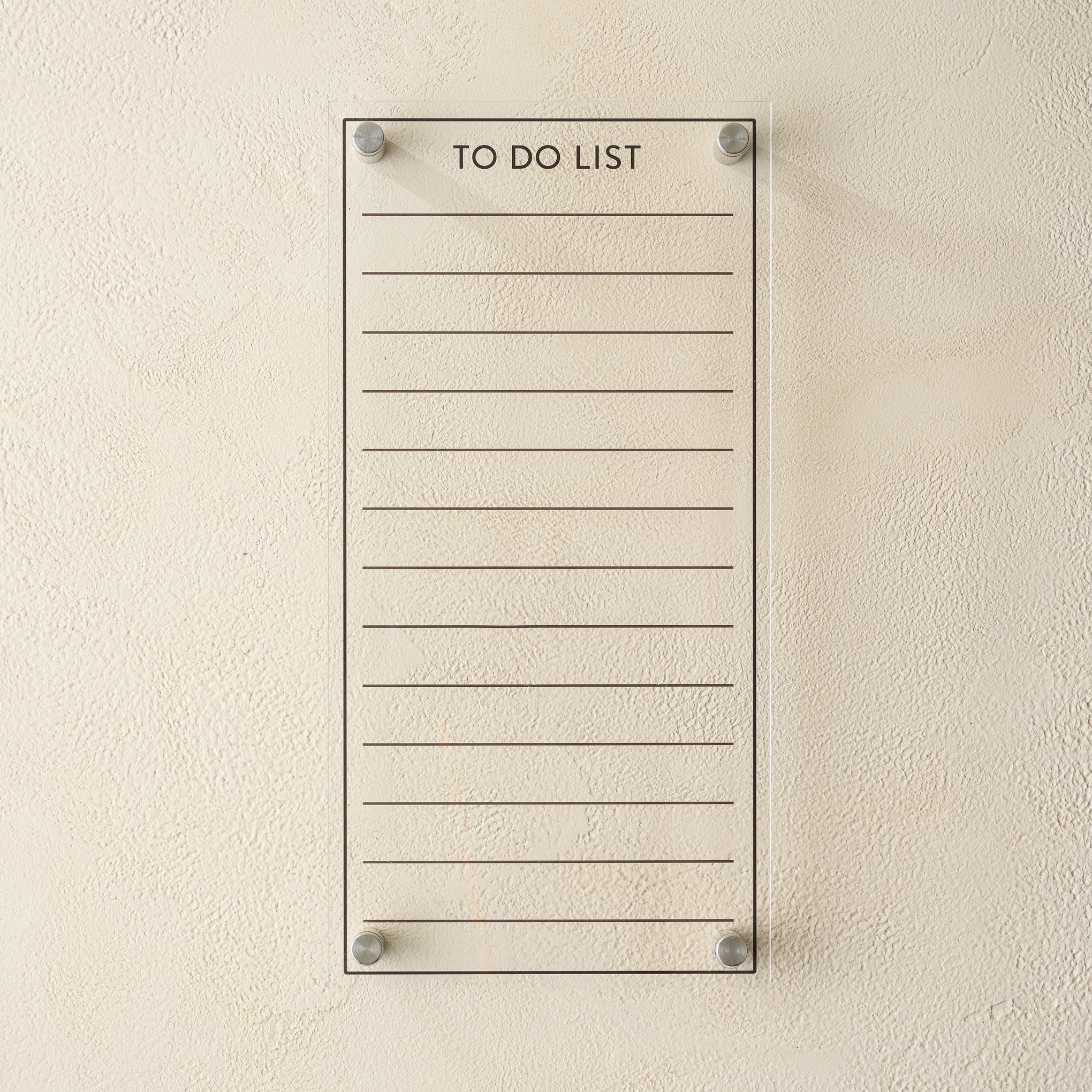 Acrylic To-Do List