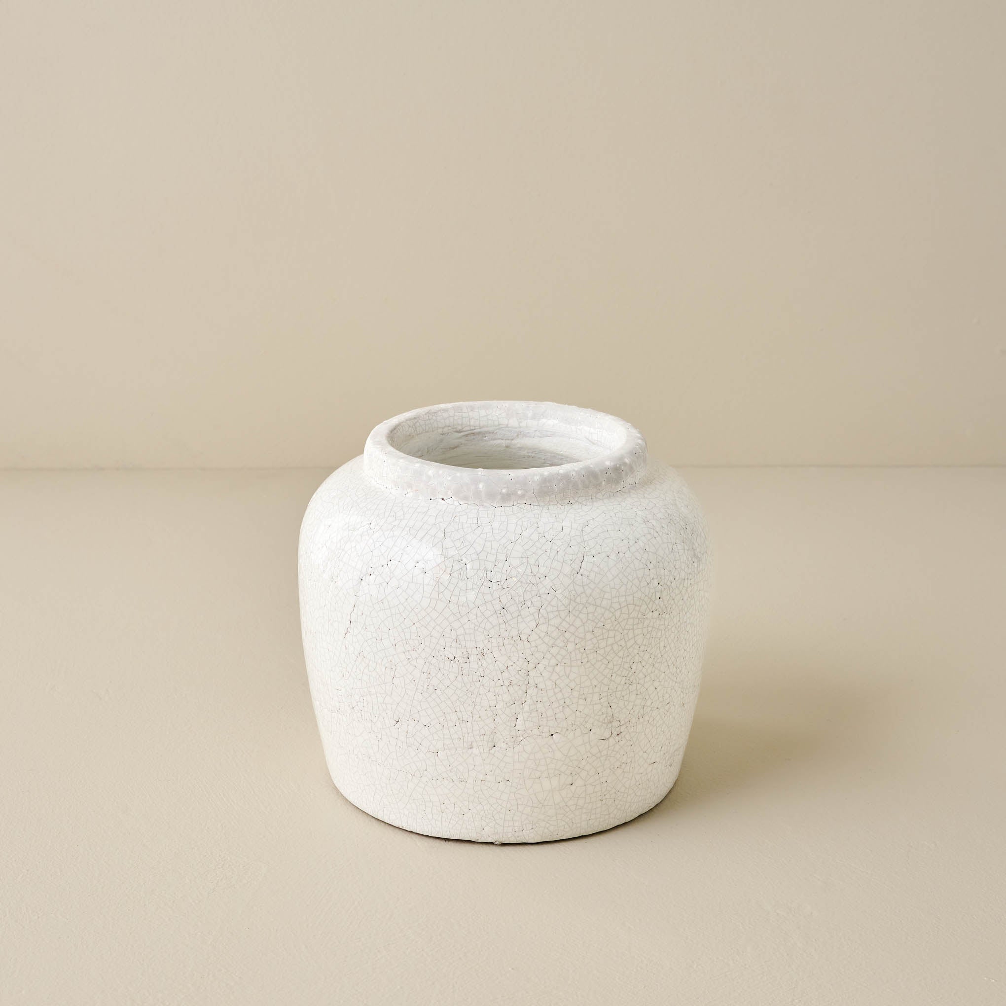 Rebecca Crackle Ceramic Vase small
