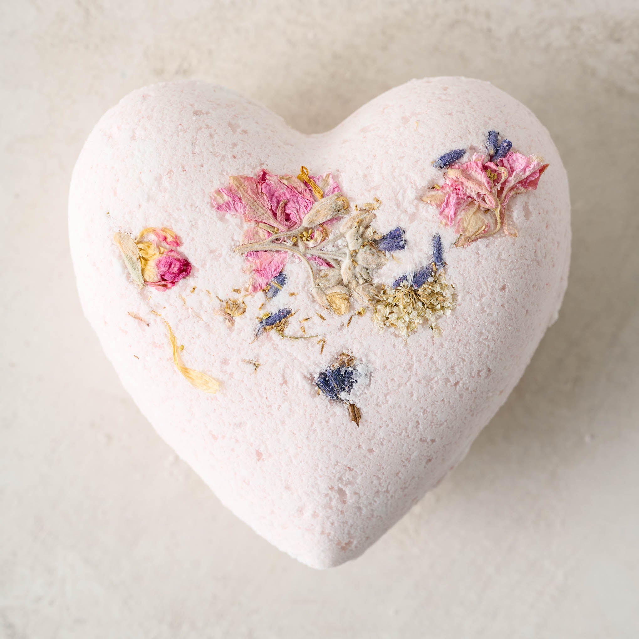 Heart and Florals Bath Bomb On sale for $14.40, discounted from $18.00