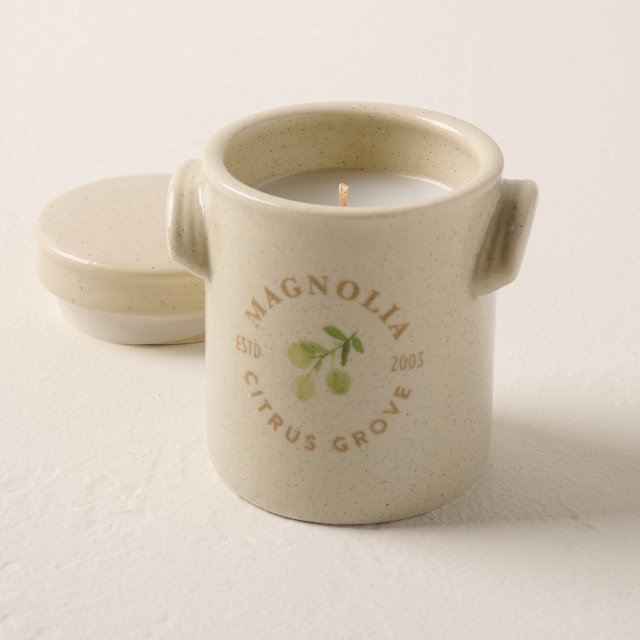 citrus grove scented magnolia candle  $24.00