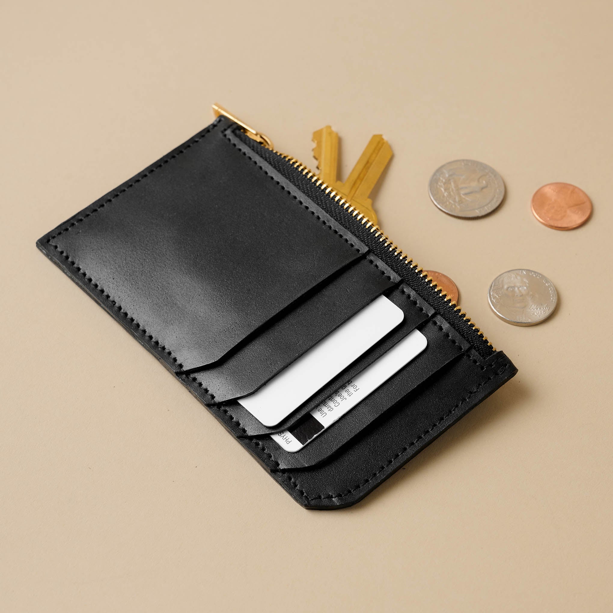 Magnolia Essential Black Card Holder On sale for $47.60, discounted from $68.00