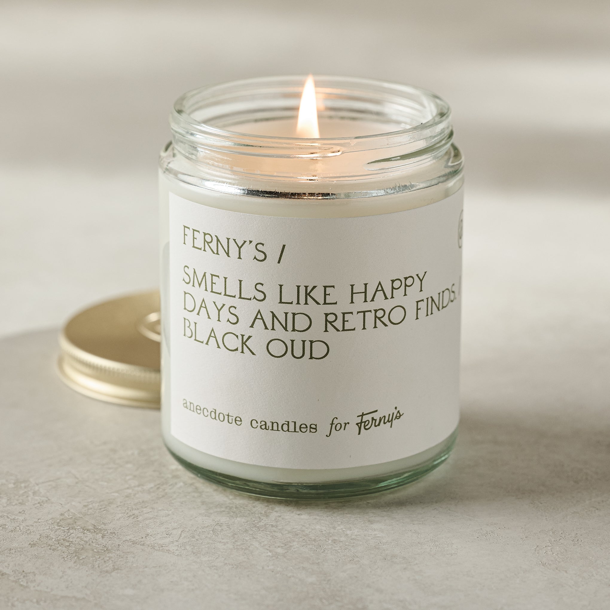 Ferny's Happy Days & Retro Finds Candle $28.00