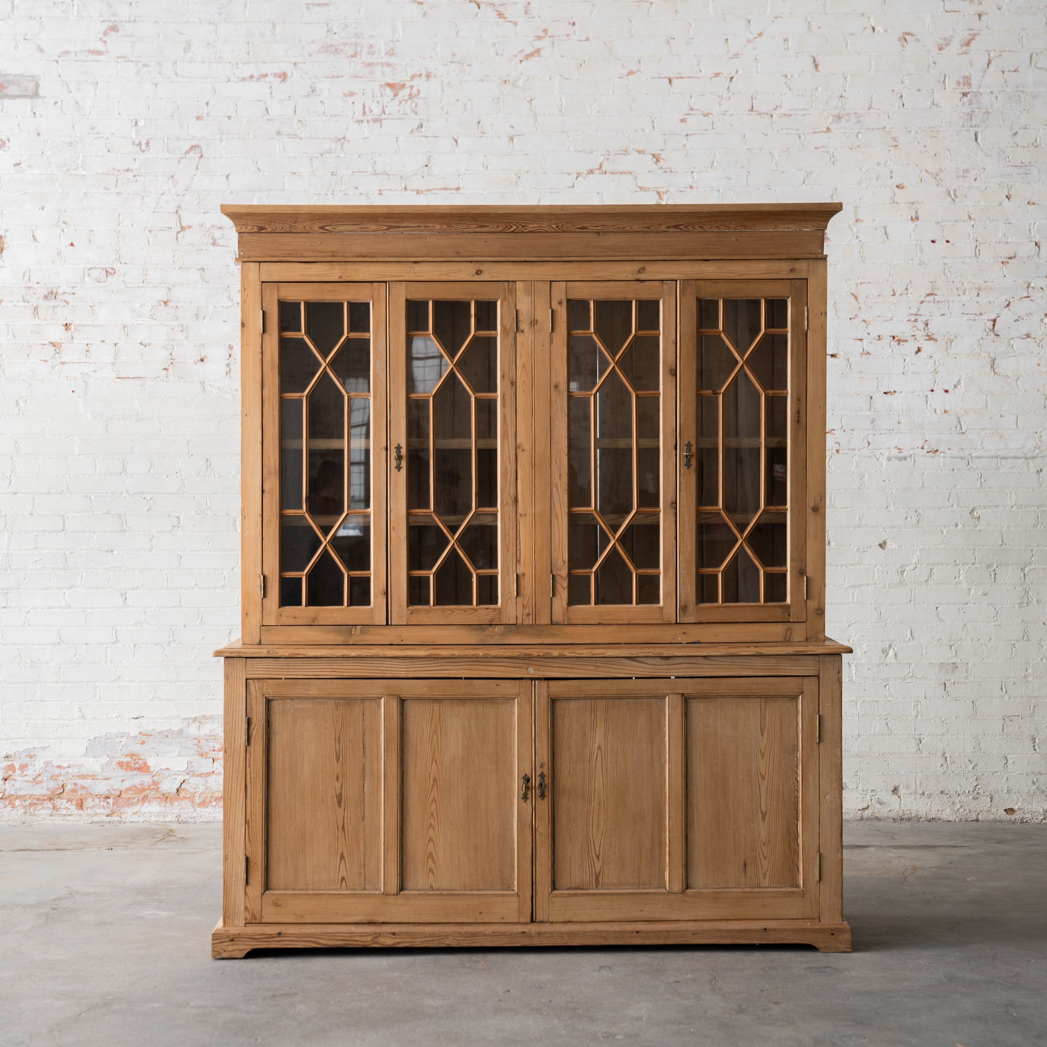 Antique Pine Hutch from Scandinavia circa 1850 $4950.00