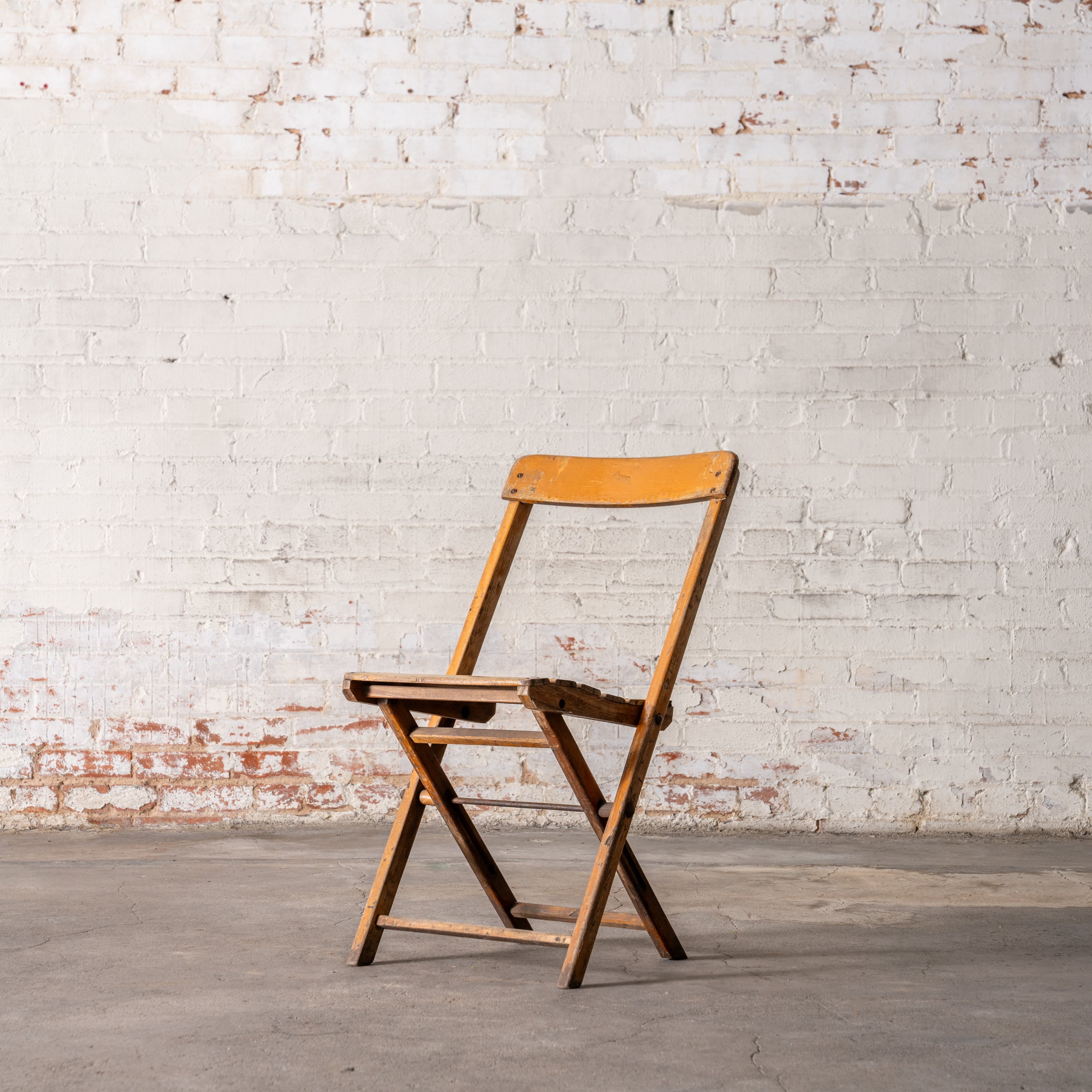 Vintage Wooden German Folding Chair