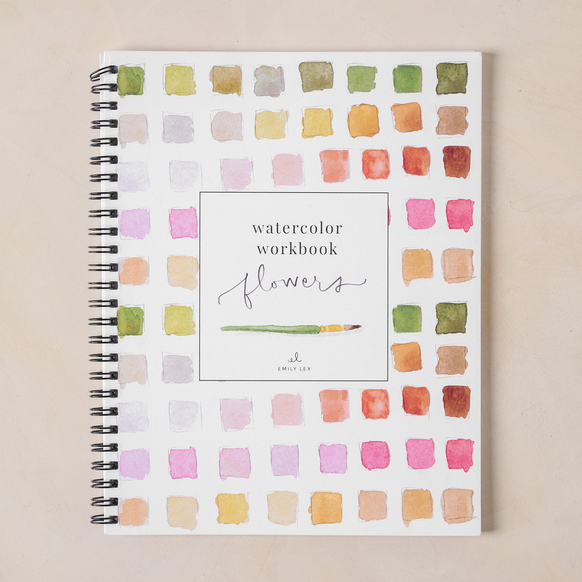 Flowers Watercolor Workbook $20.00