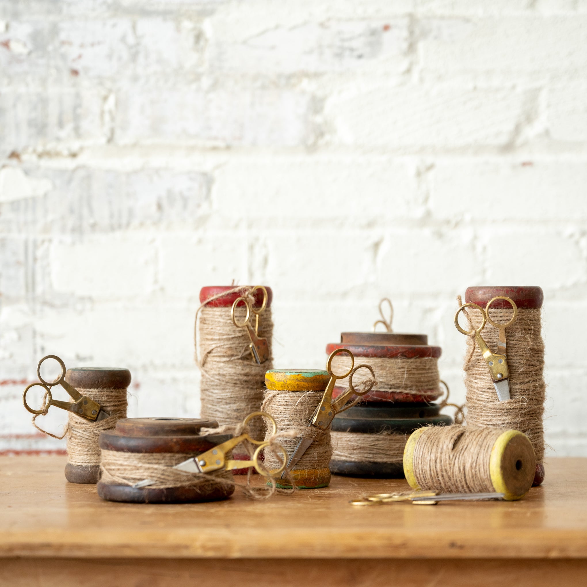 Thrifted Treasure Series Part 10 - Wood Textile Spools — Made on 23rd