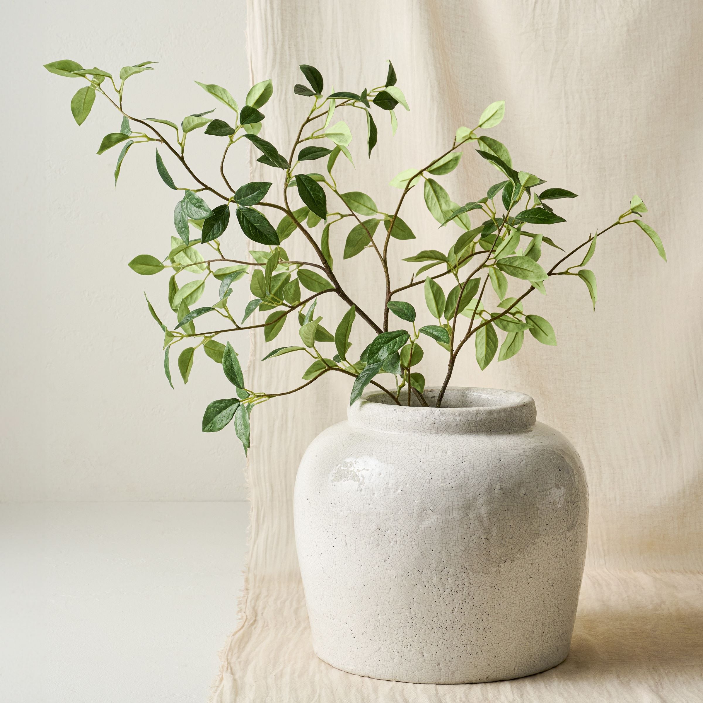 Rebecca Vase + Leaf Branch Pairing $126.00