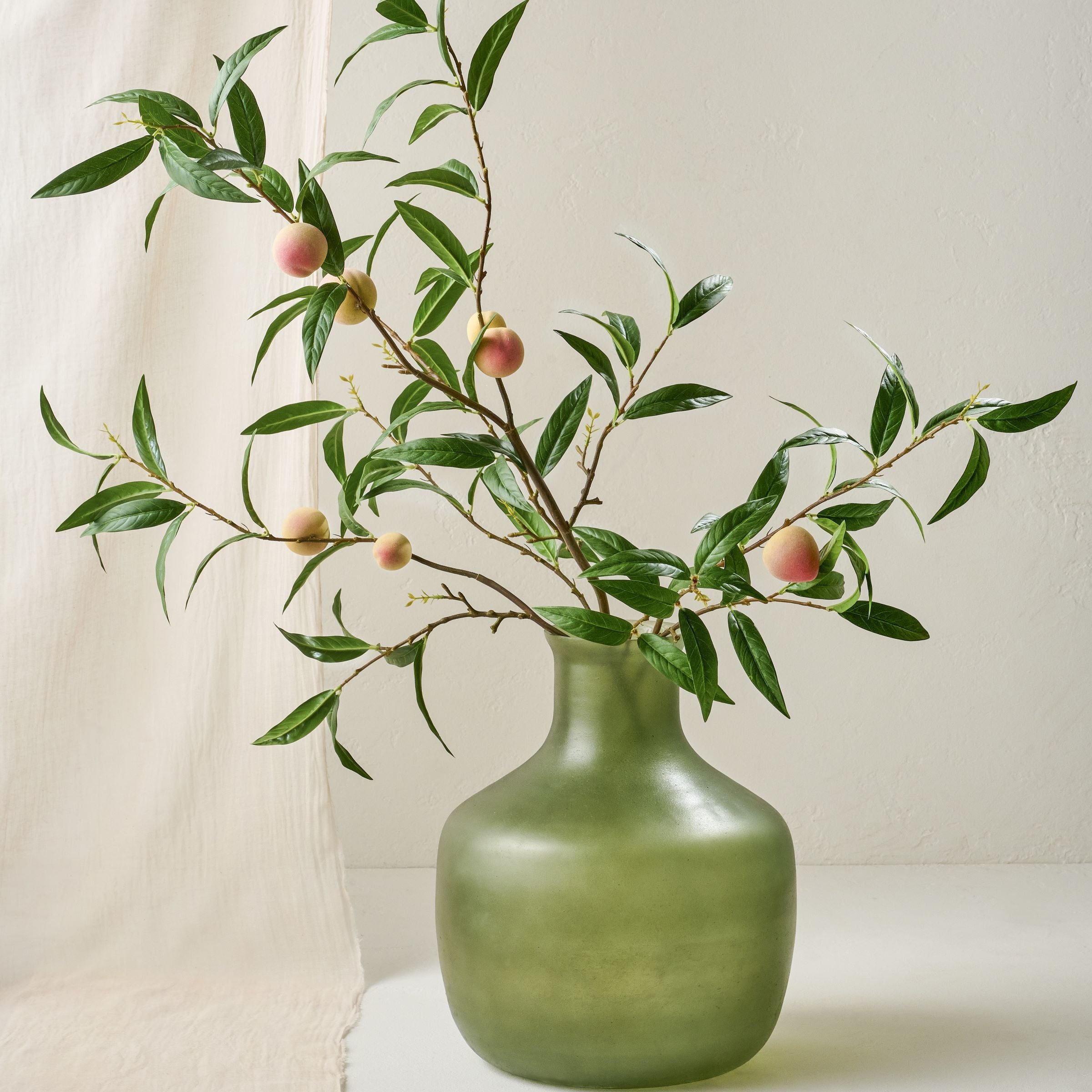 Katrina Vase + Peach Stem Pairing $92.00