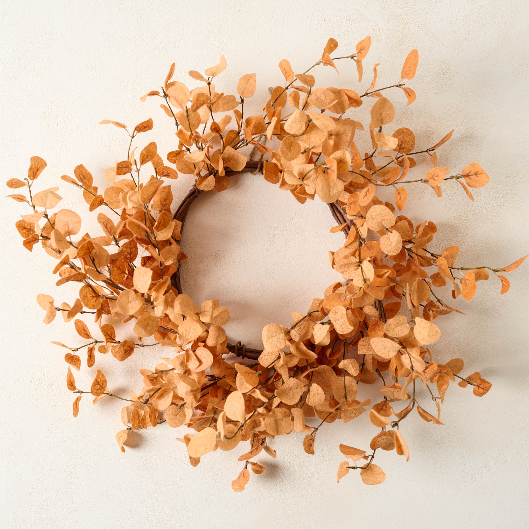 Light Sienna Eucalyptus Wreath On sale for $42.00, discounted from $60.00