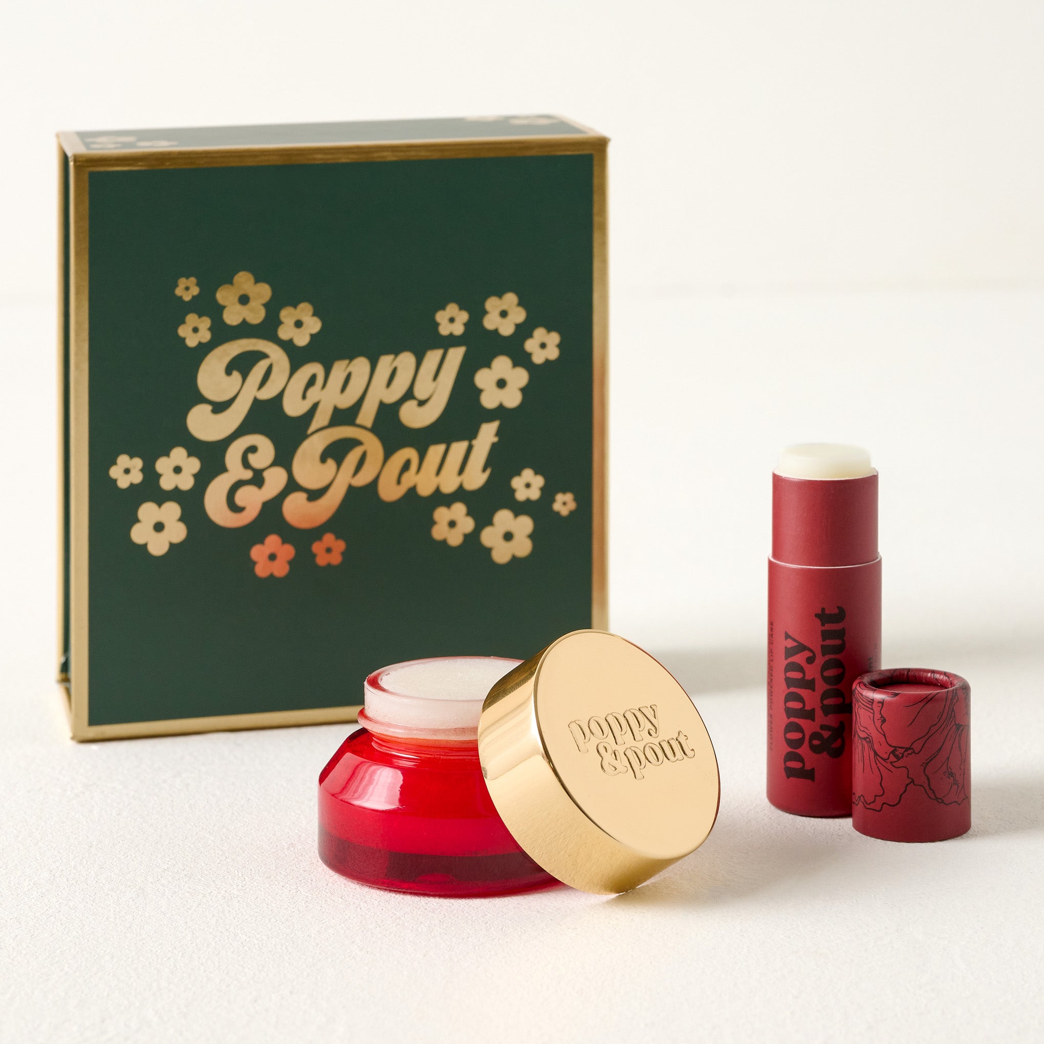 Poppy and Pout Lip Care Duo Set - Cinnamint