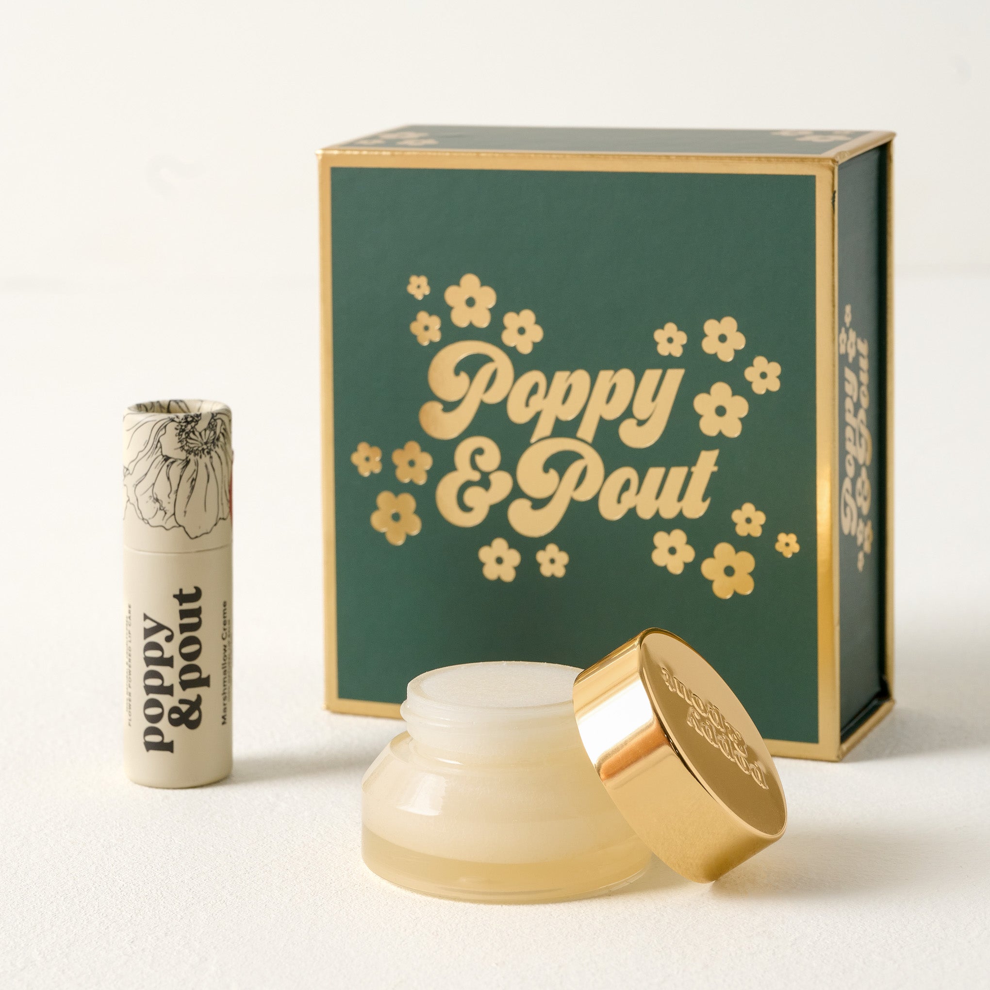 Poppy and Pout Lip Care Duo Set - Marshmallow Crème