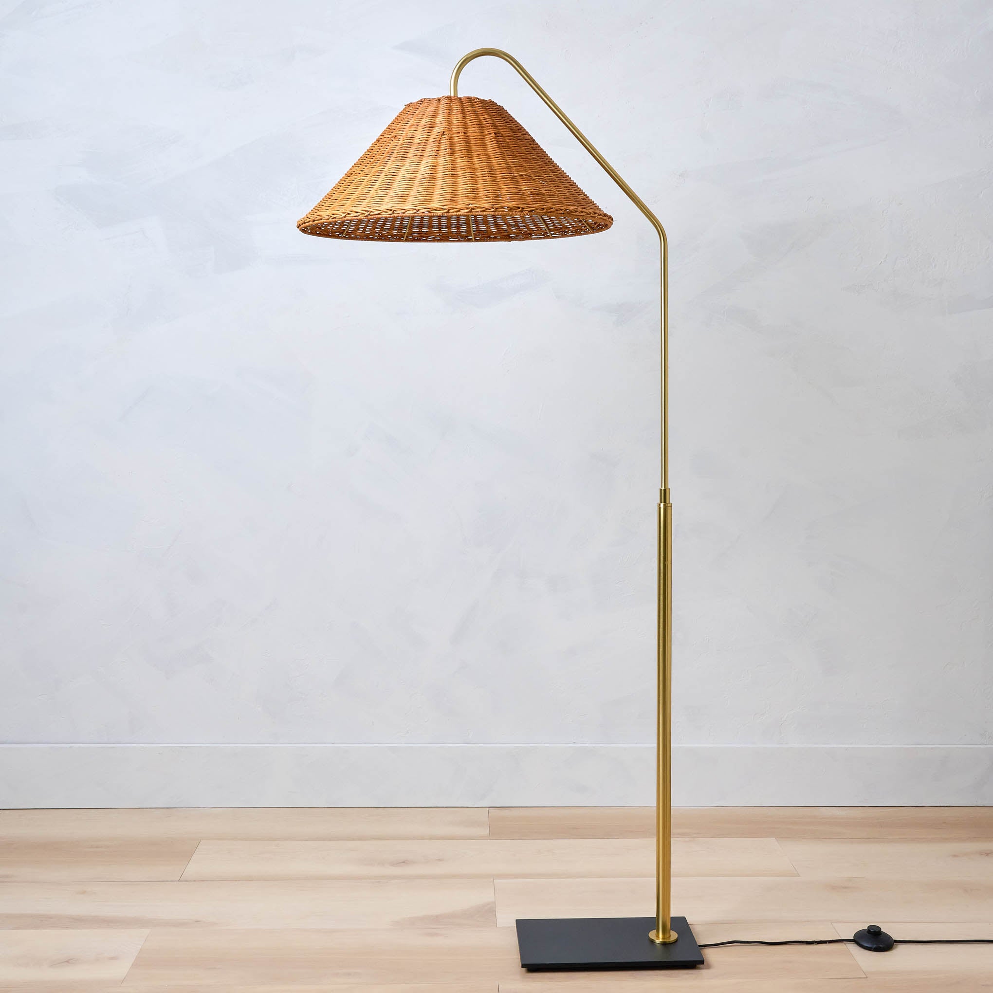 Lucia Floor Lamp in empty room $550.00