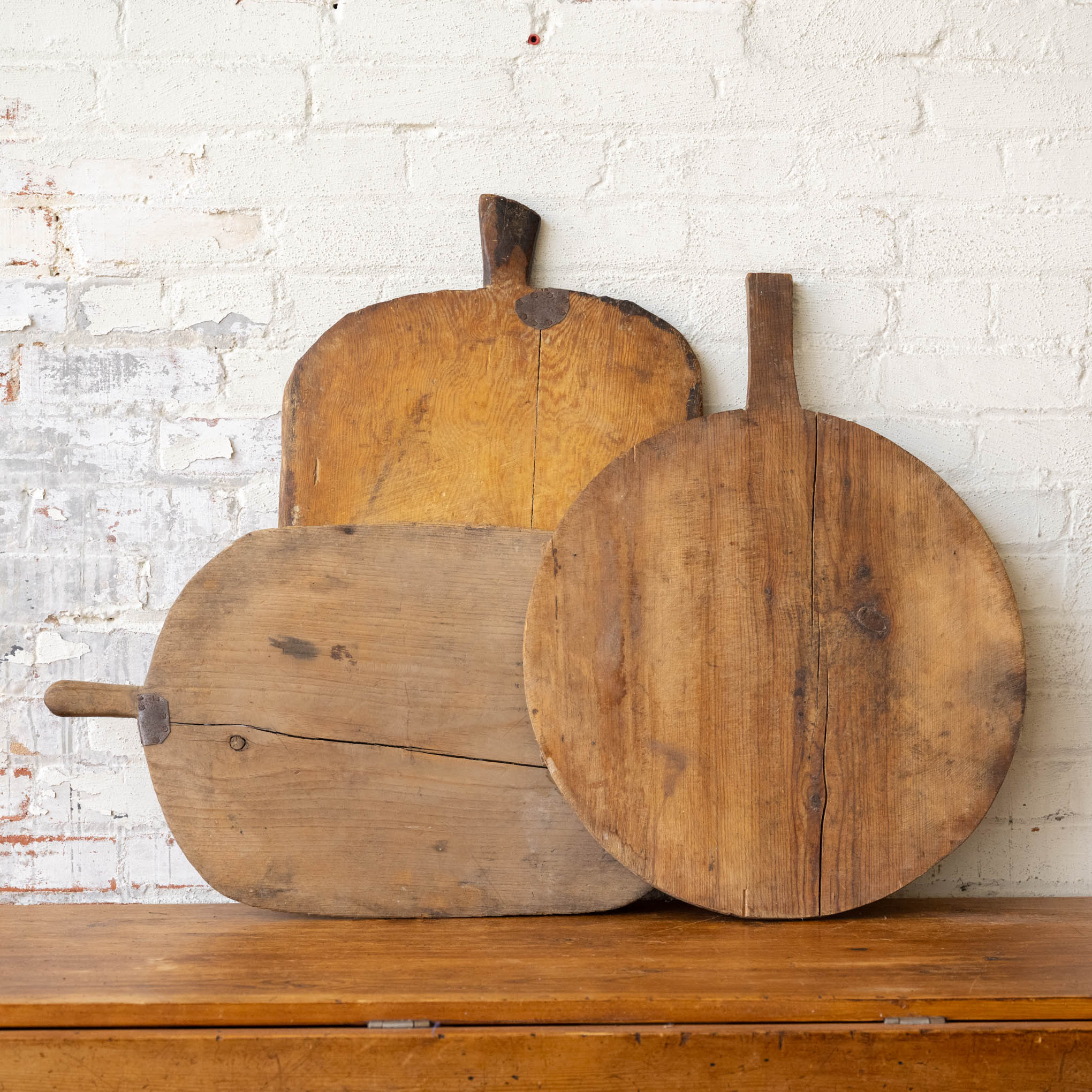 Found Wooden Bread Board - Magnolia