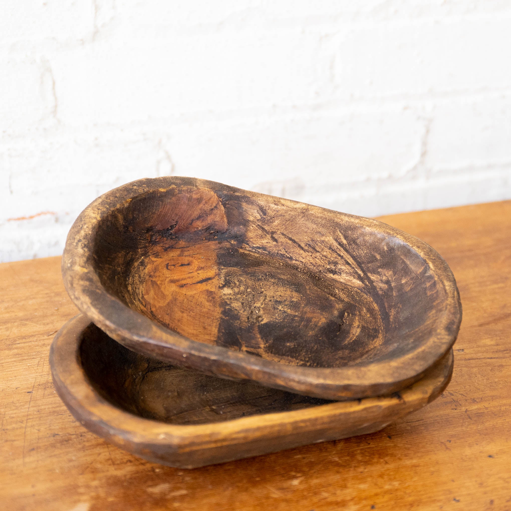 Large Wood Dough Bowl Rustic Bread Bowl