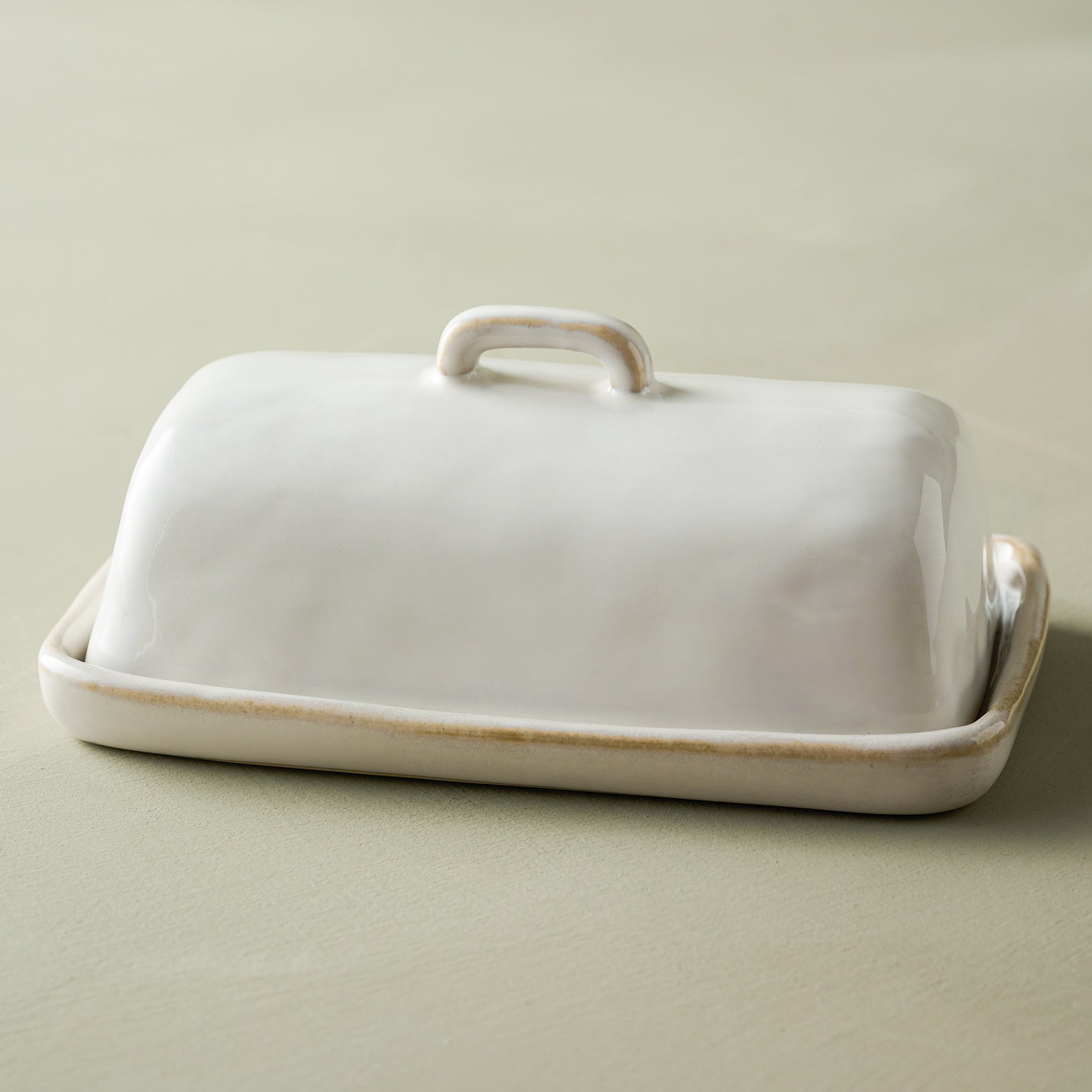 Magnolia Est. Ceramic Butter Dish - Magnolia