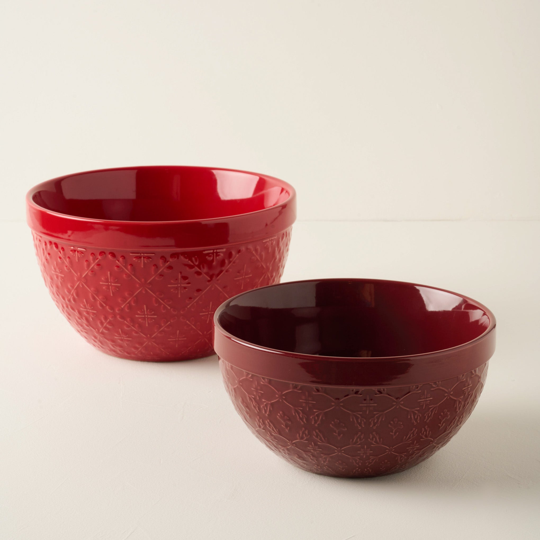 Set of Vintage-Inspired Mixing Bowls - Magnolia