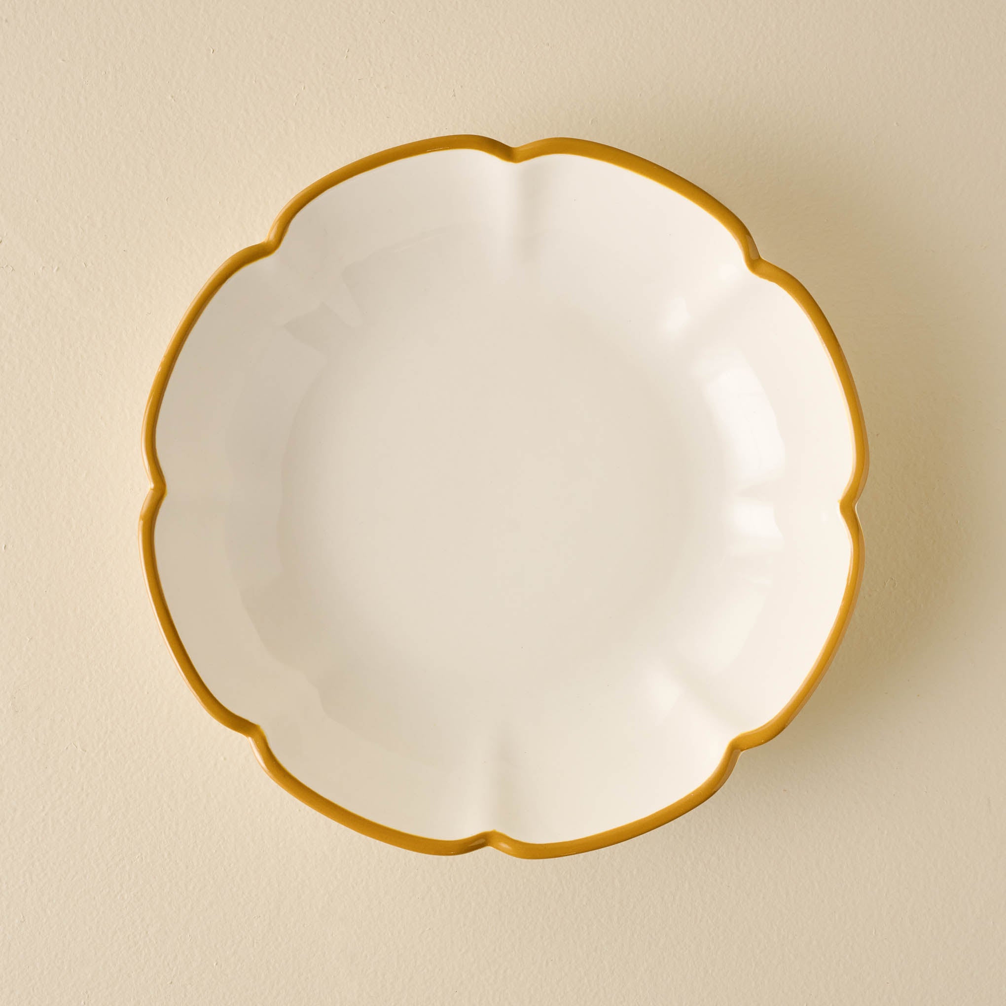 Luna Scalloped Pasta Bowl $20.00