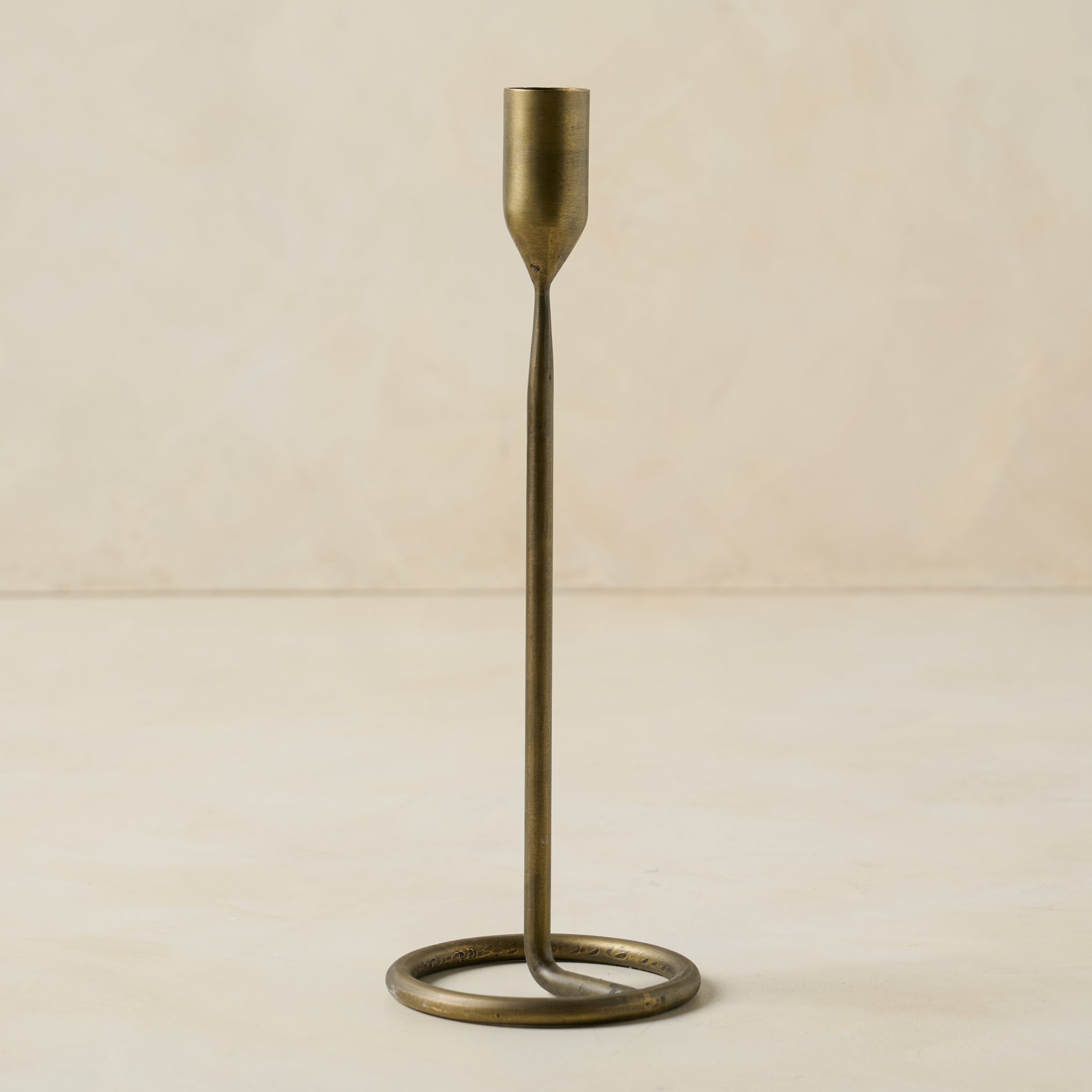 Anya taper candle holder , brass 55 cm – The King Oak