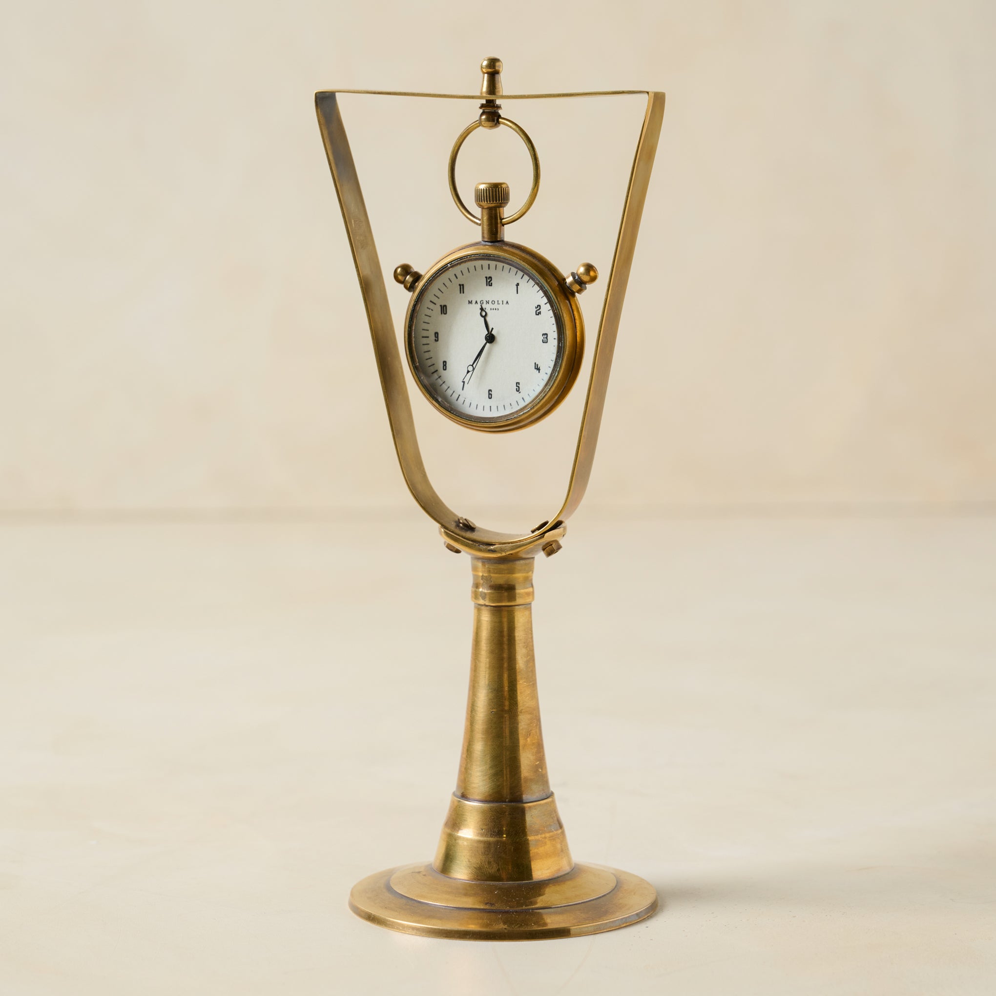 Antique Inspired Hanging Table Clock $46.00