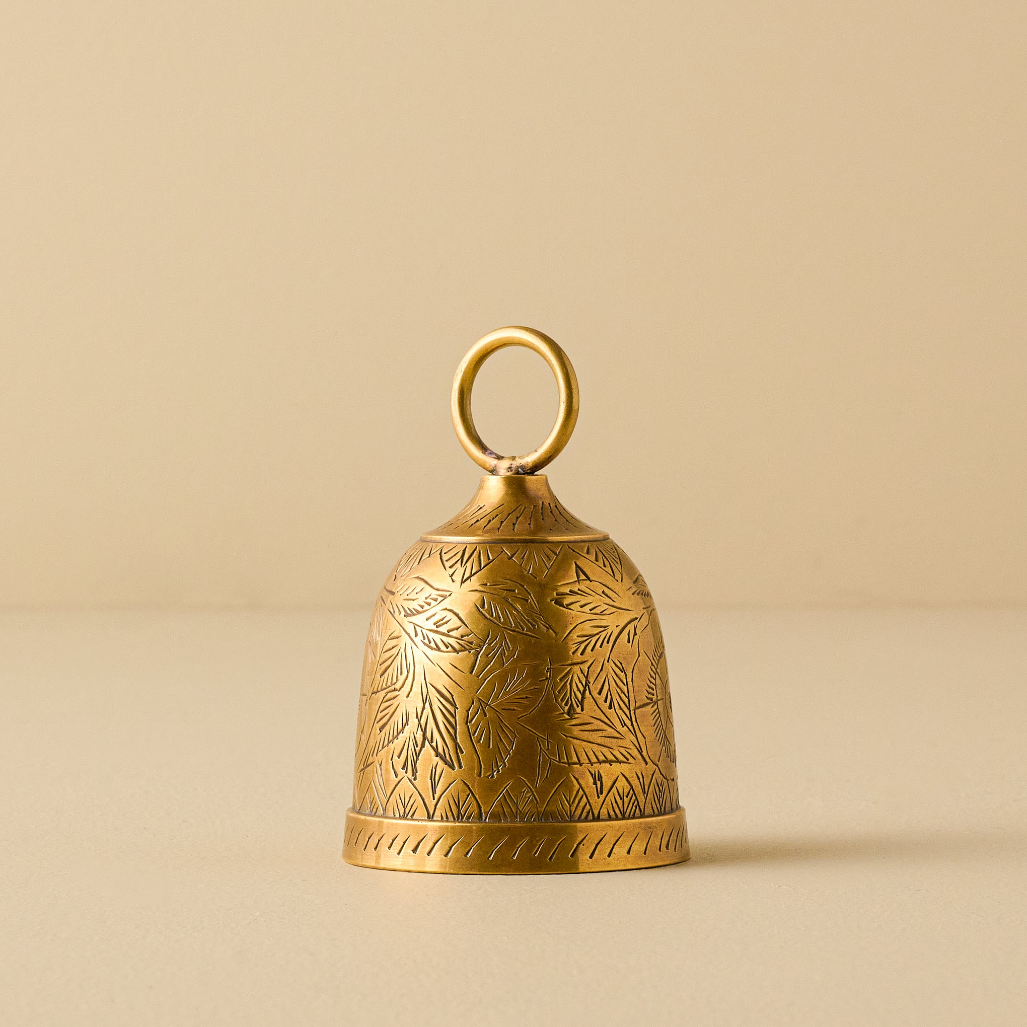 Gigi Etched Brass Bell small size