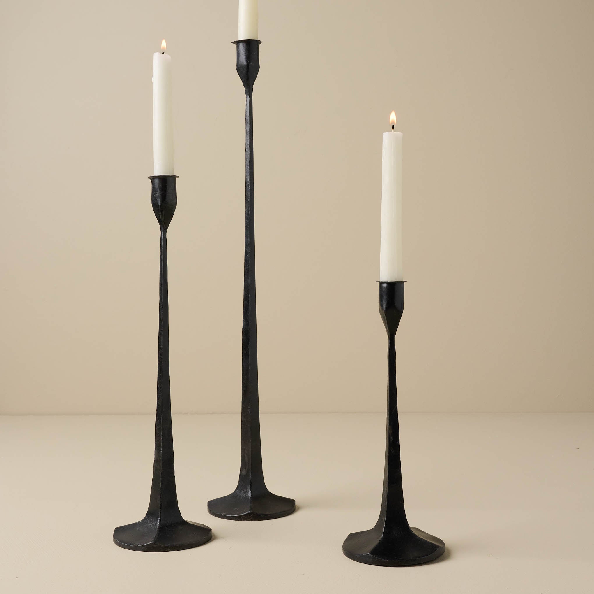 Candle Stick Candle Holder Set of 3 Metal Candlestick Holders Candle Stand Taper Candle Holders for Table Centerpiece Fireplace Mantle Decor, Ideal