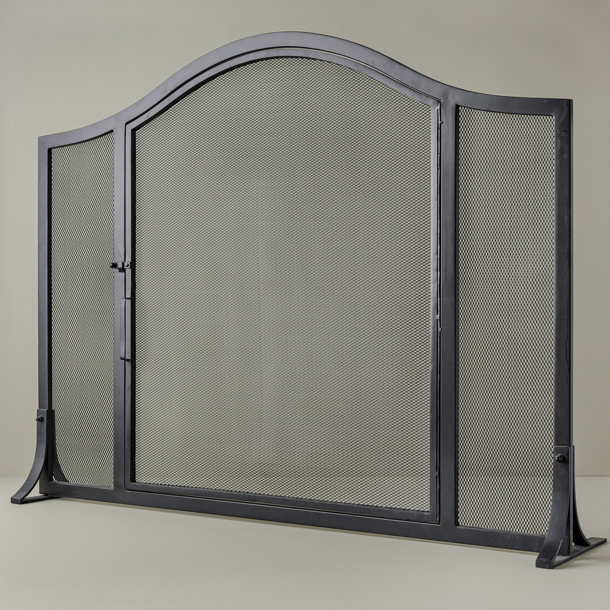 Arched Fireplace Screen with Gate