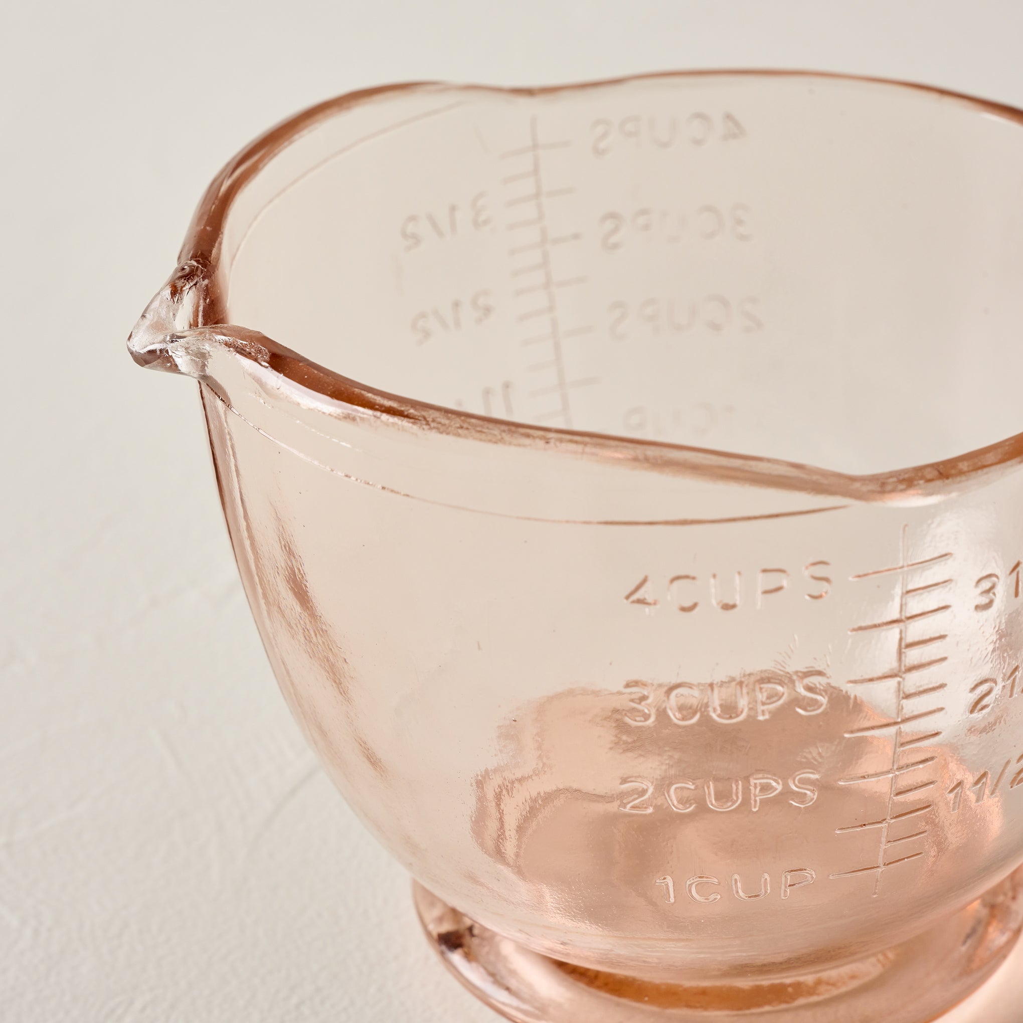 Green Glass 4 Cup Measuring Cup - Magnolia