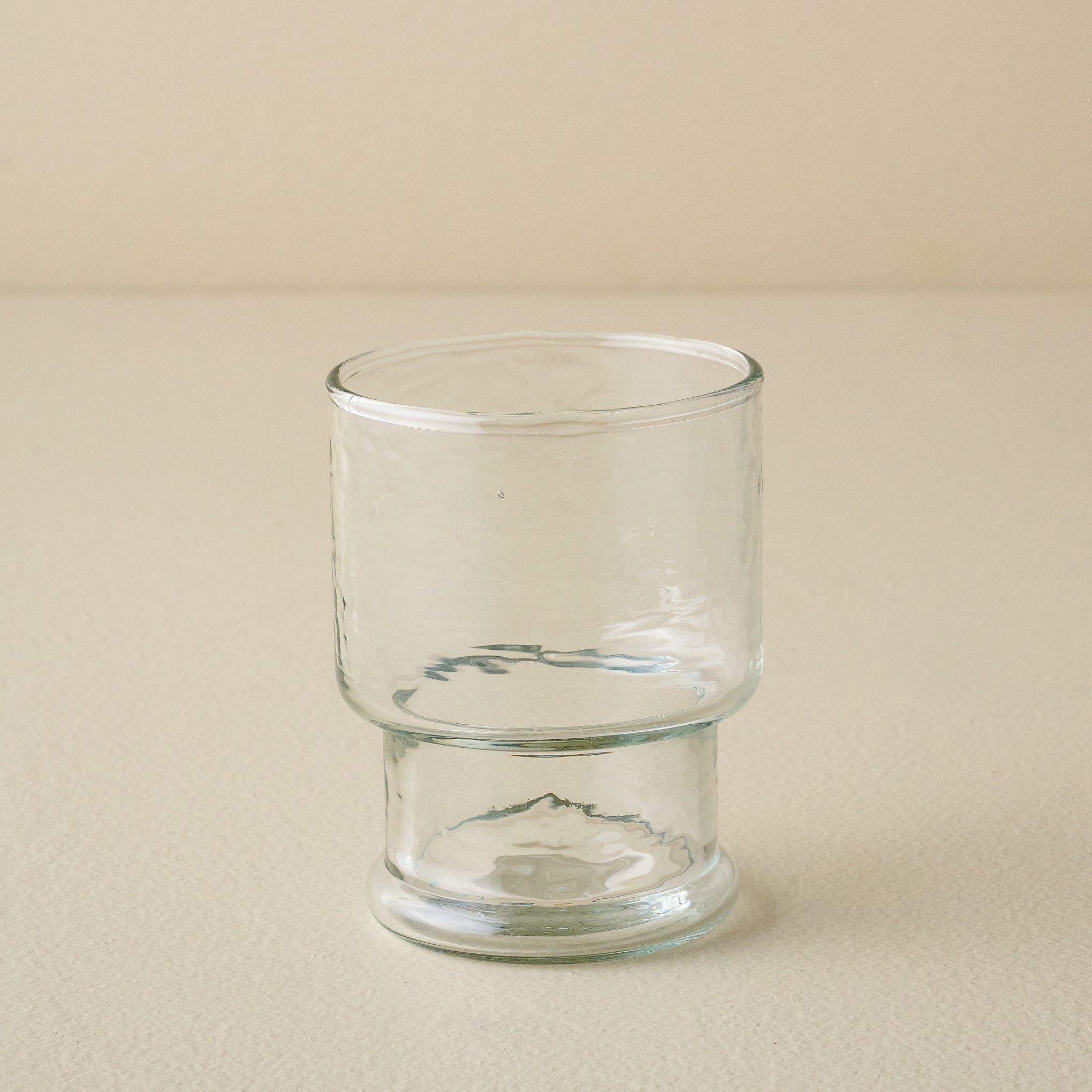 Rustic Glass Stacking Tumbler