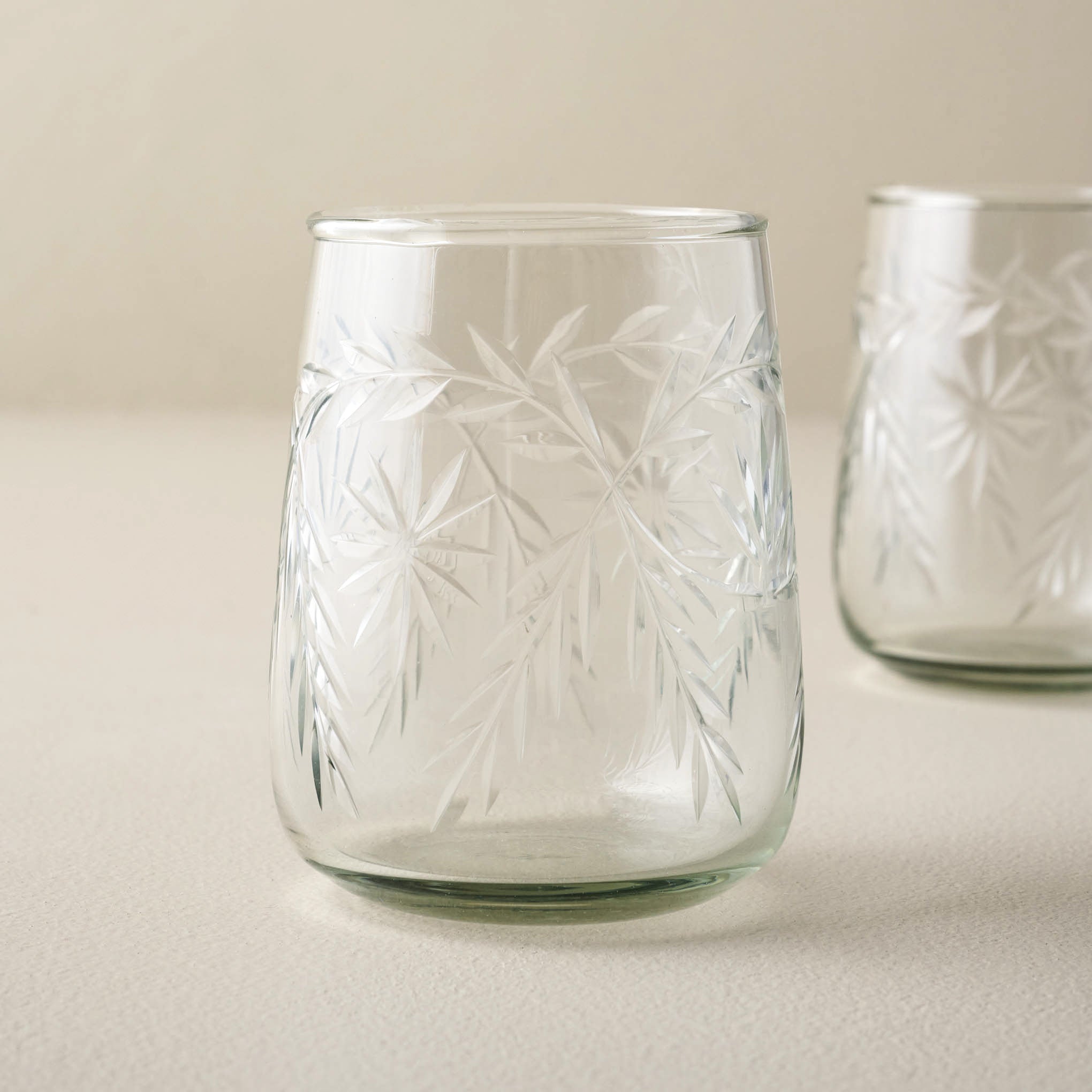 Vivian Cut Glass Stemless Glass