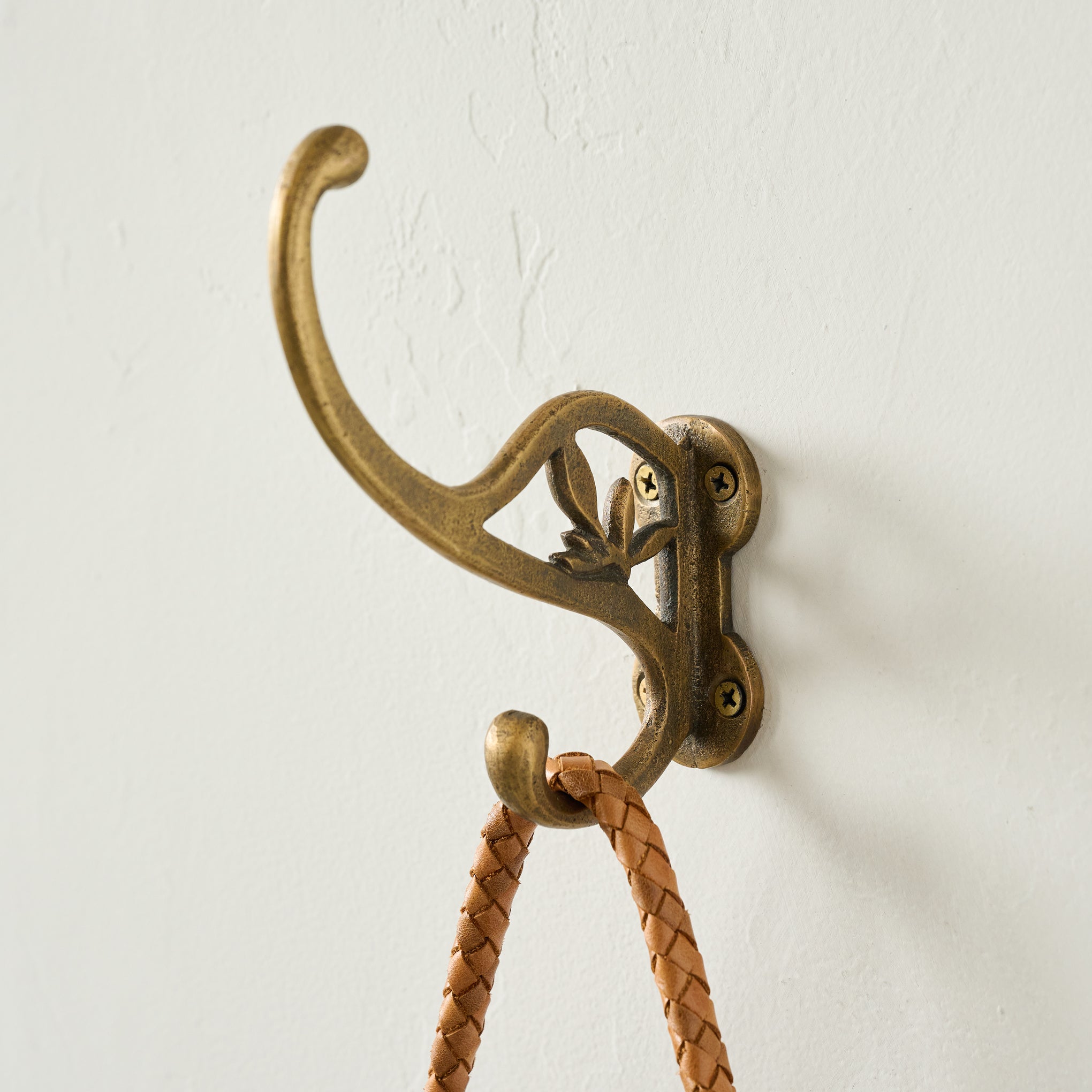 Parker Brass and Wood Shelf - Magnolia  Brass kitchen hardware, Brass  shelving, Wood shelves