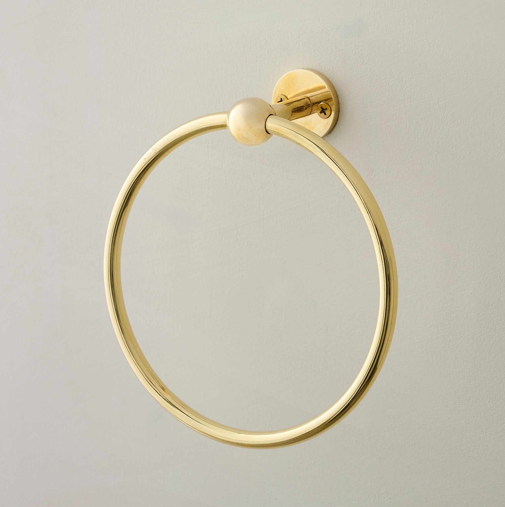 Jules Brass Towel Ring