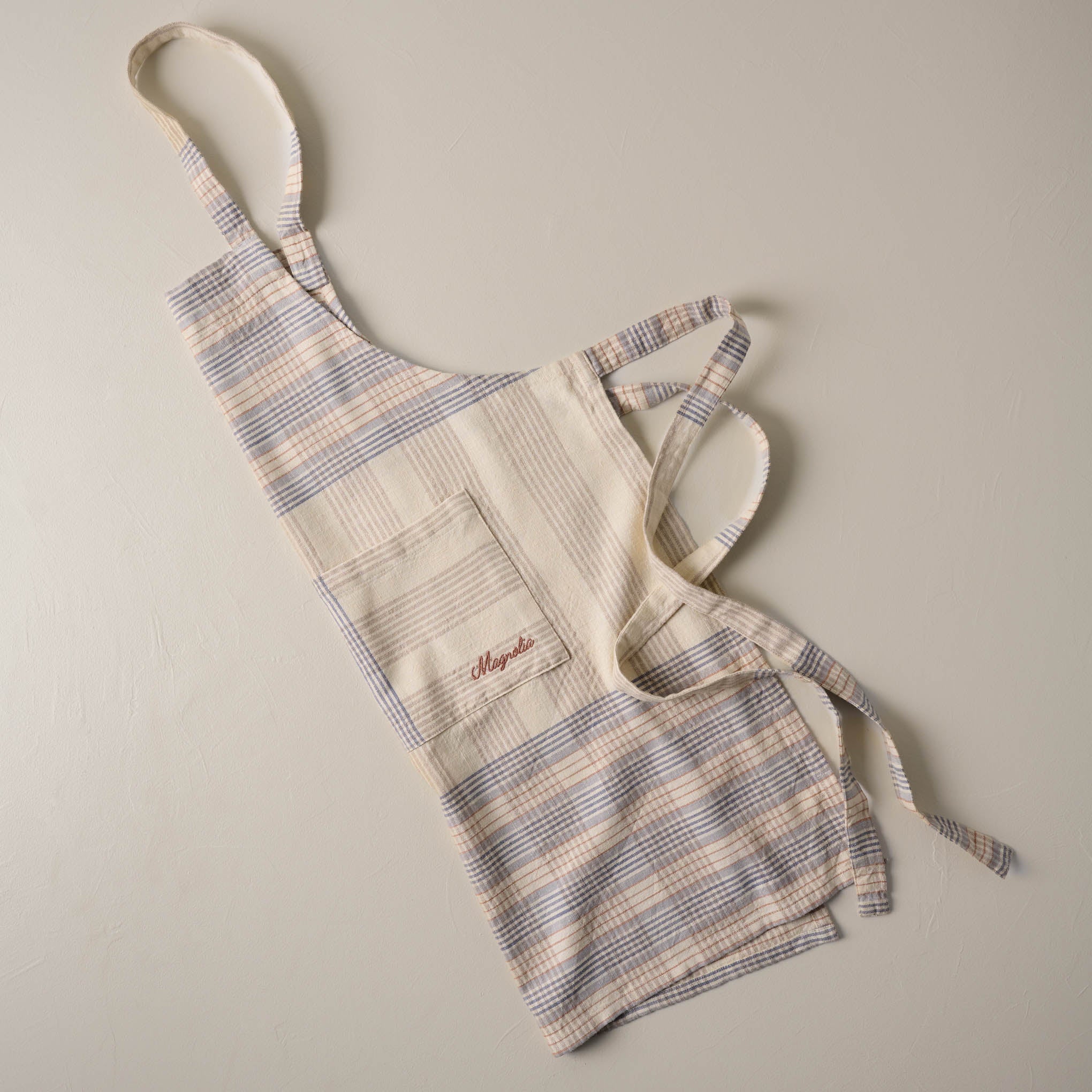 Magnolia Breakfast Plaid Apron $32.00