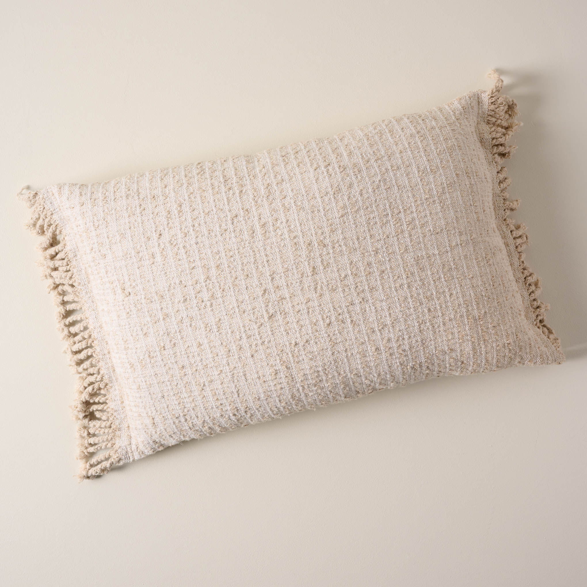 Florence Textured Stripe Small Lumbar Pillow $68.00