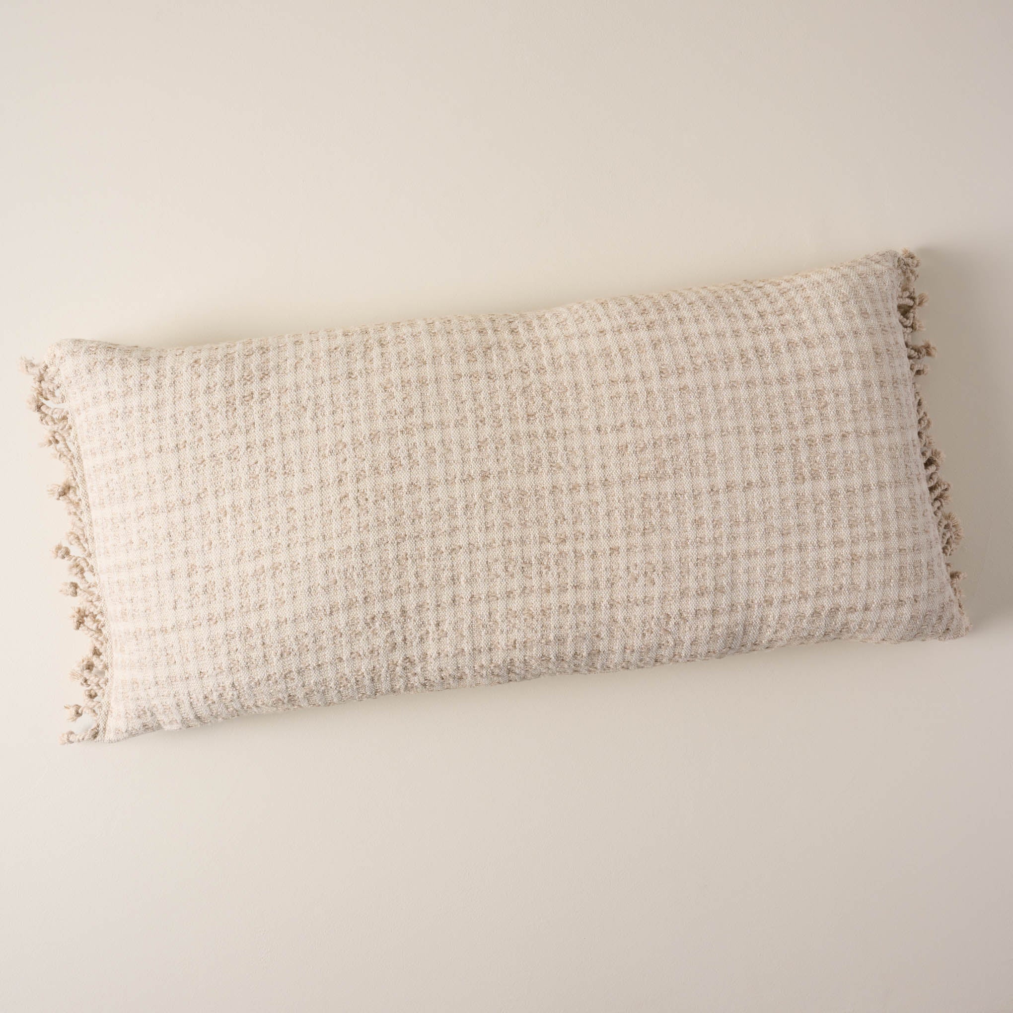 Florence Textured Stripe Large Lumbar Pillow