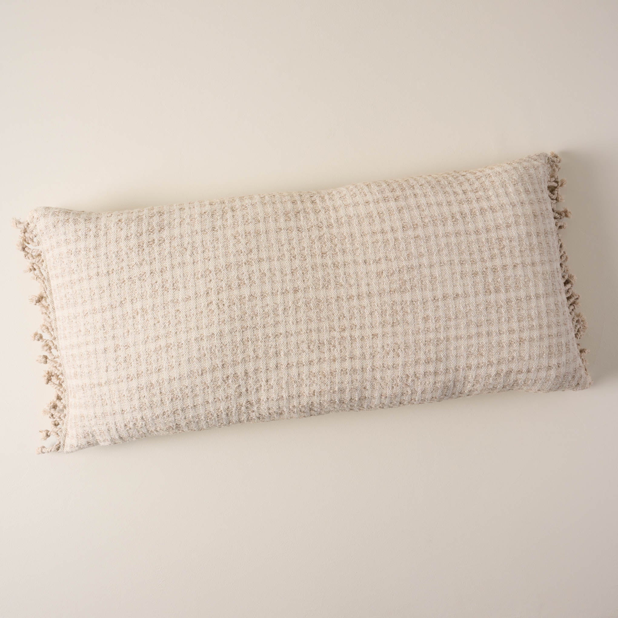 Florence Textured Stripe Large Lumbar Pillow$88.00