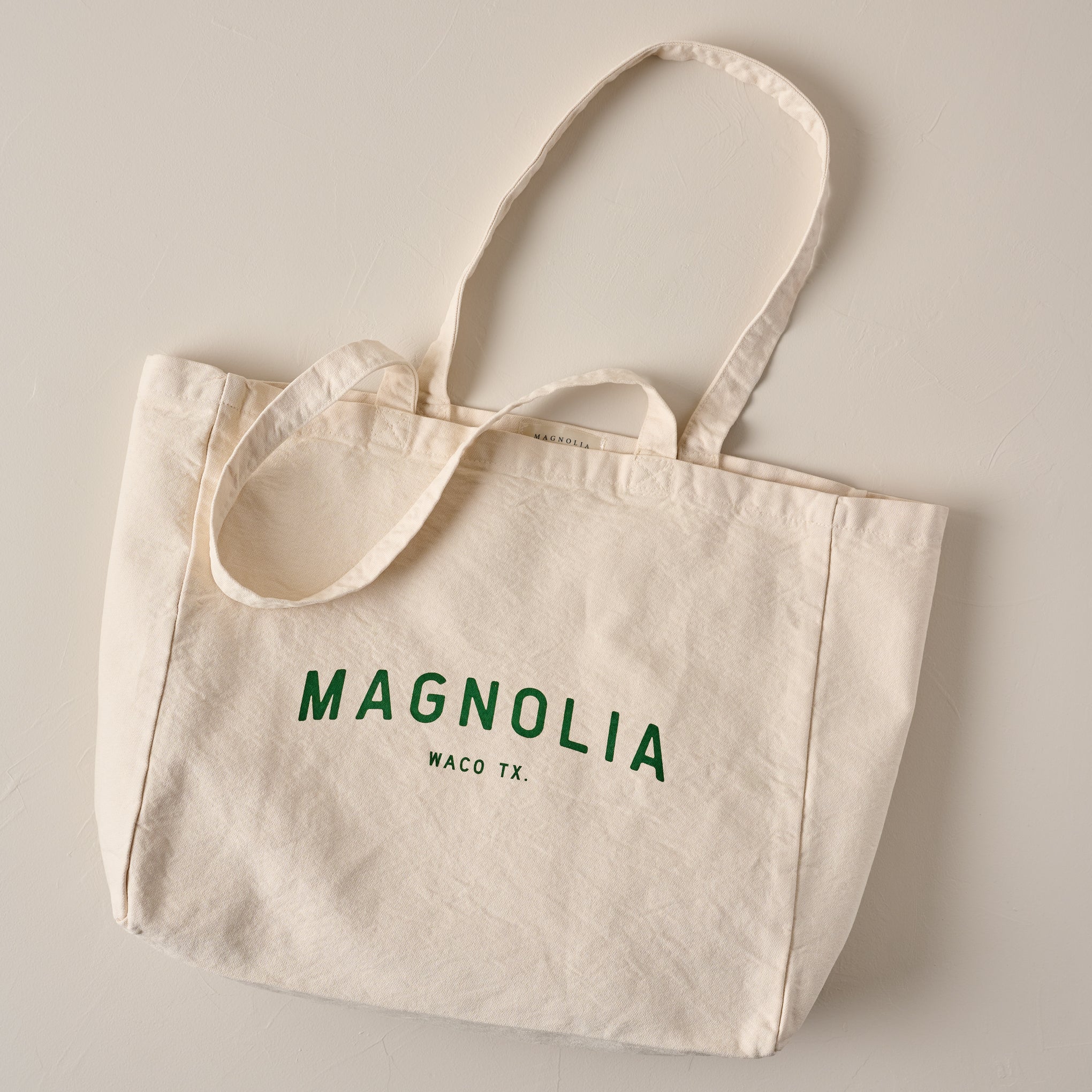 Magnolia Arched Natural Tote $30.00