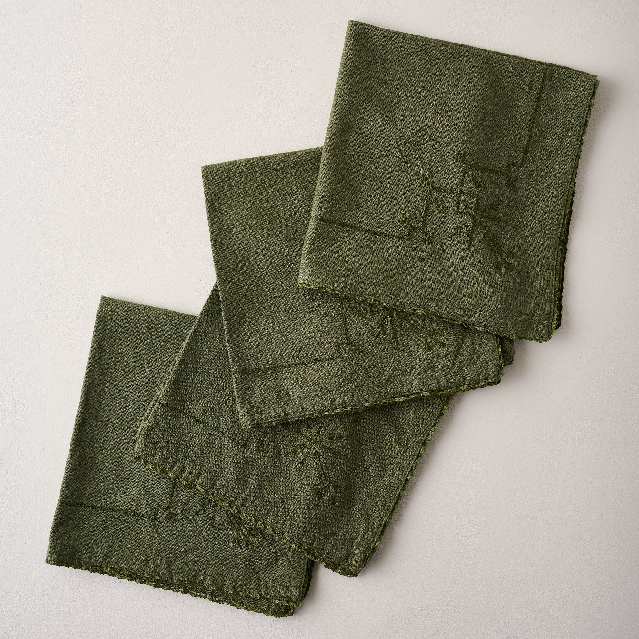 Heirloom Green Napkin Set of Four