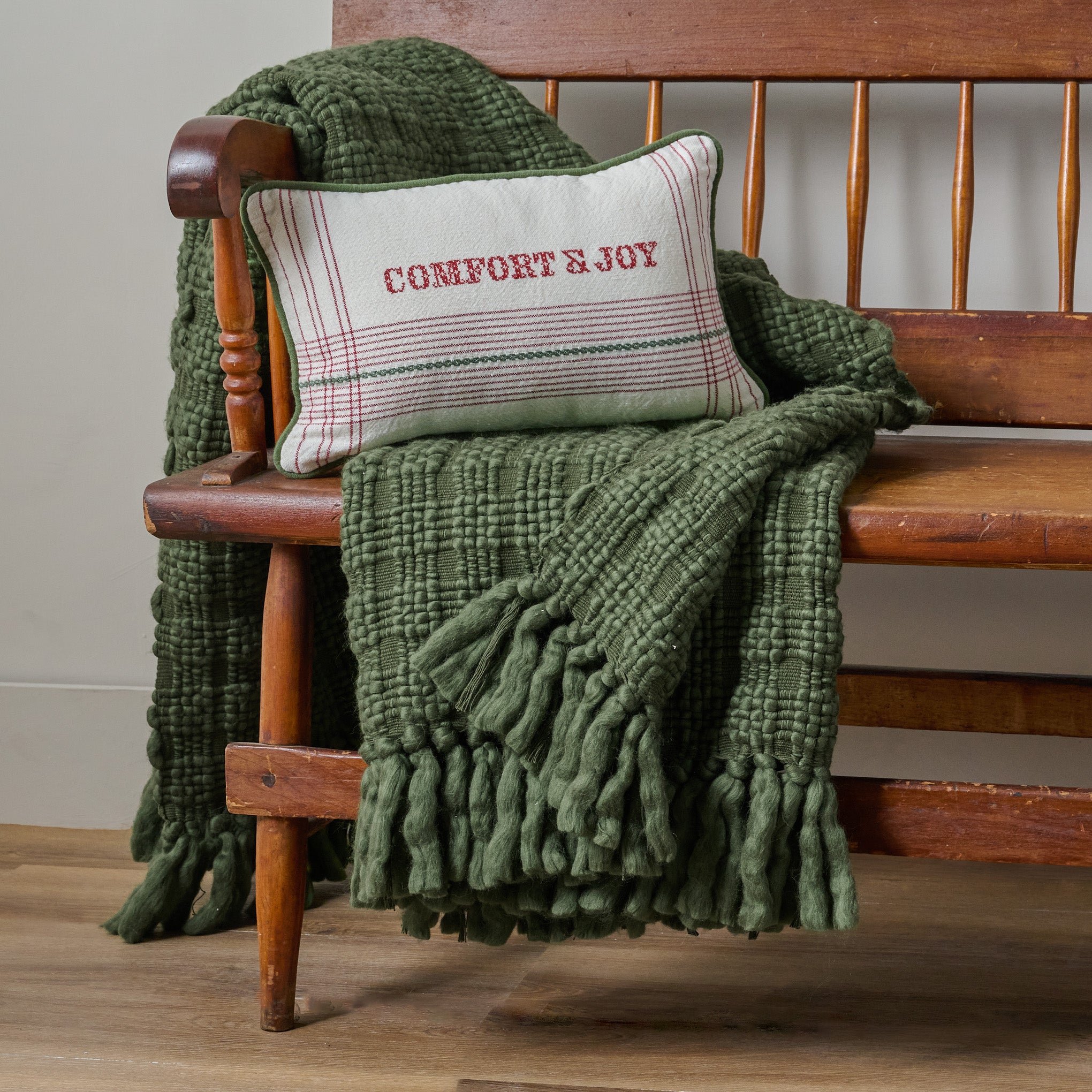Comfort Joy Festive Small Lumbar Pillow Magnolia